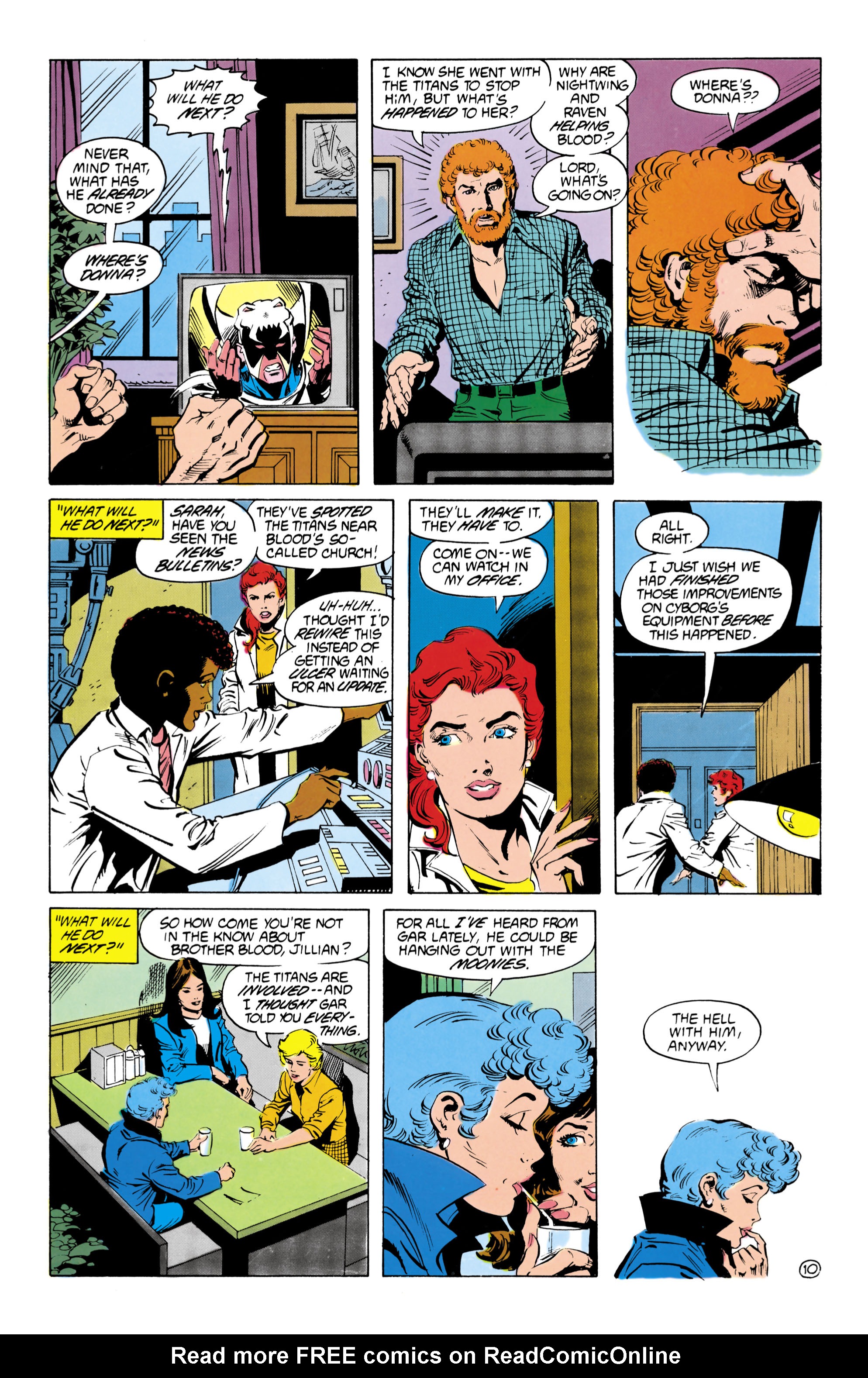 Read online The New Teen Titans (1984) comic -  Issue #29 - 11