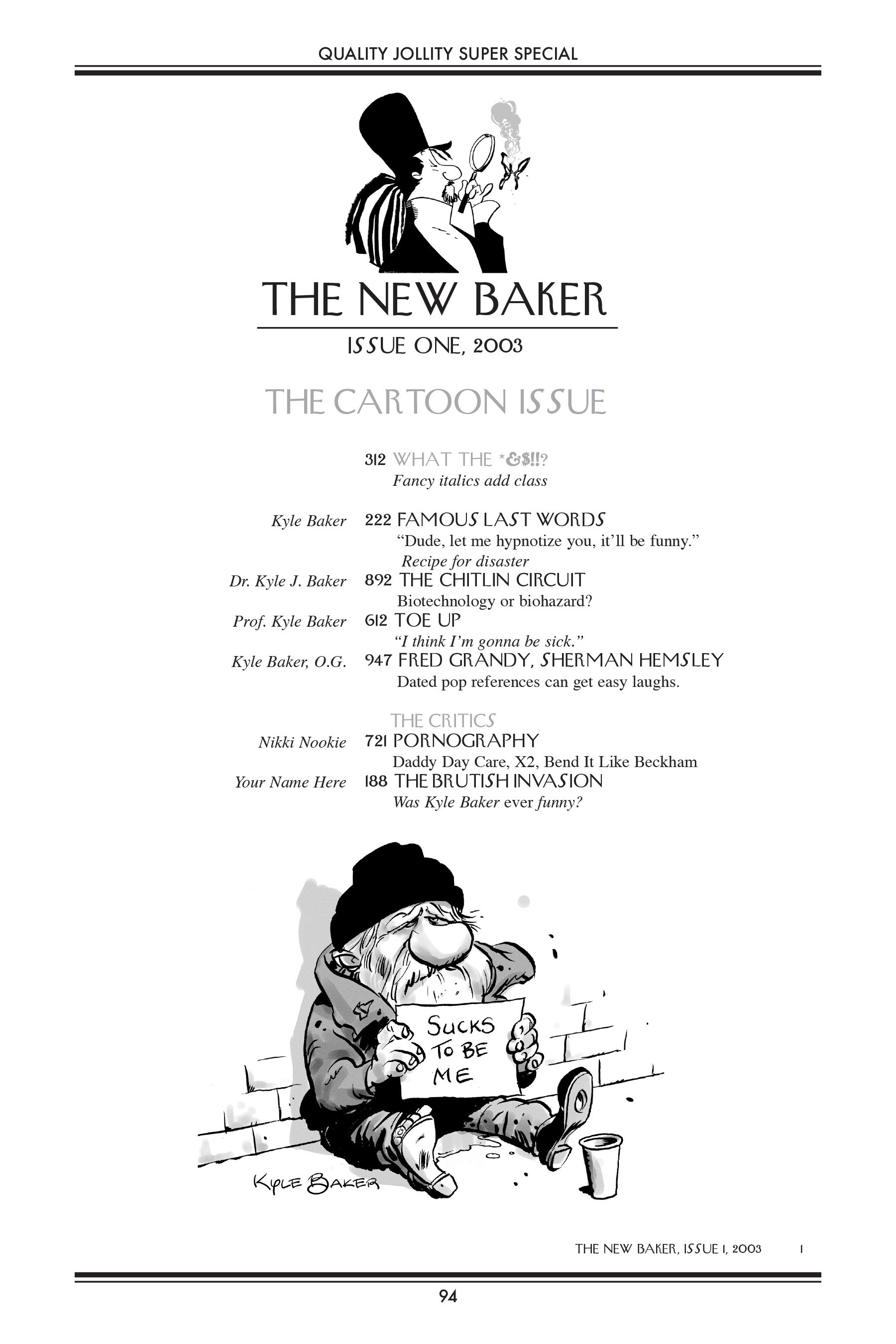 Read online You Should Have Killed Me When You Had The Chance!: Quality Jollity Super Special comic -  Issue # TPB - 94