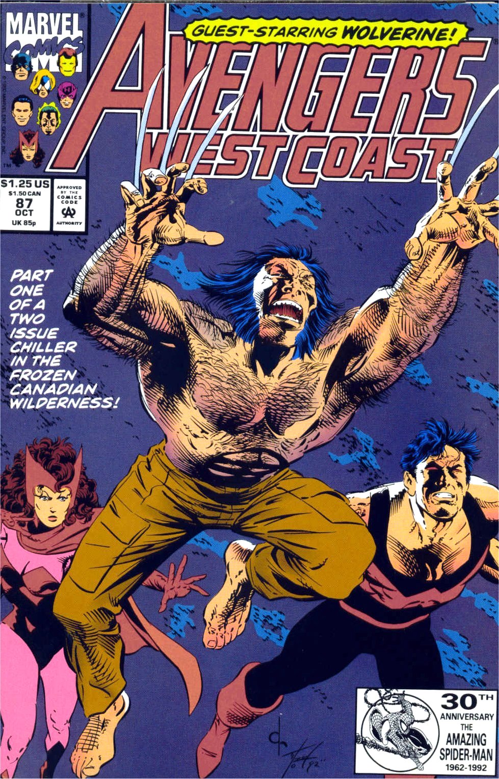 Read online Avengers West Coast (1989) comic -  Issue #87 - 1