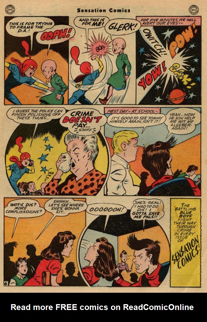 Read online Sensation (Mystery) Comics comic -  Issue #49 - 21