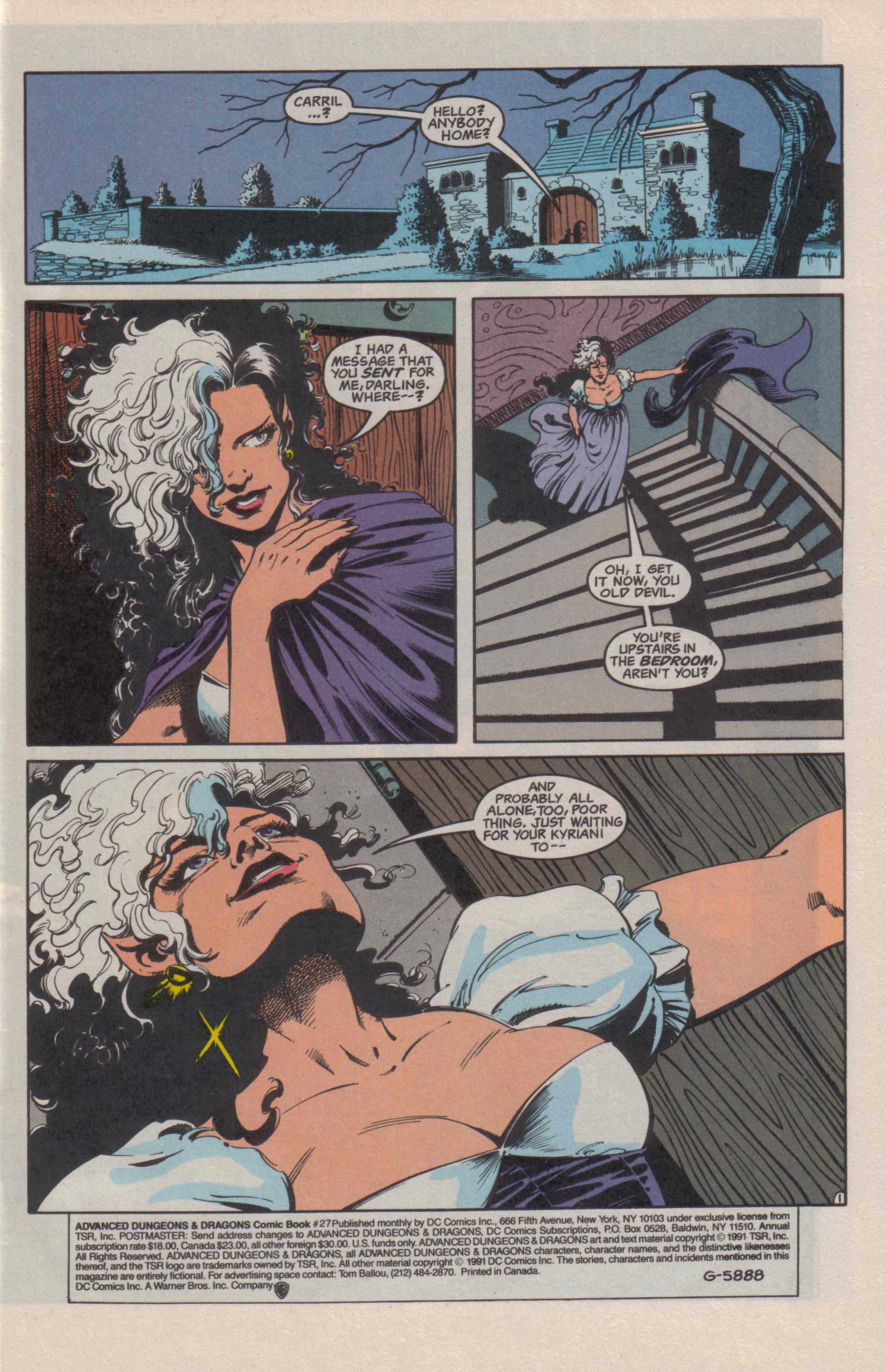 Read online Advanced Dungeons & Dragons comic -  Issue #27 - 2
