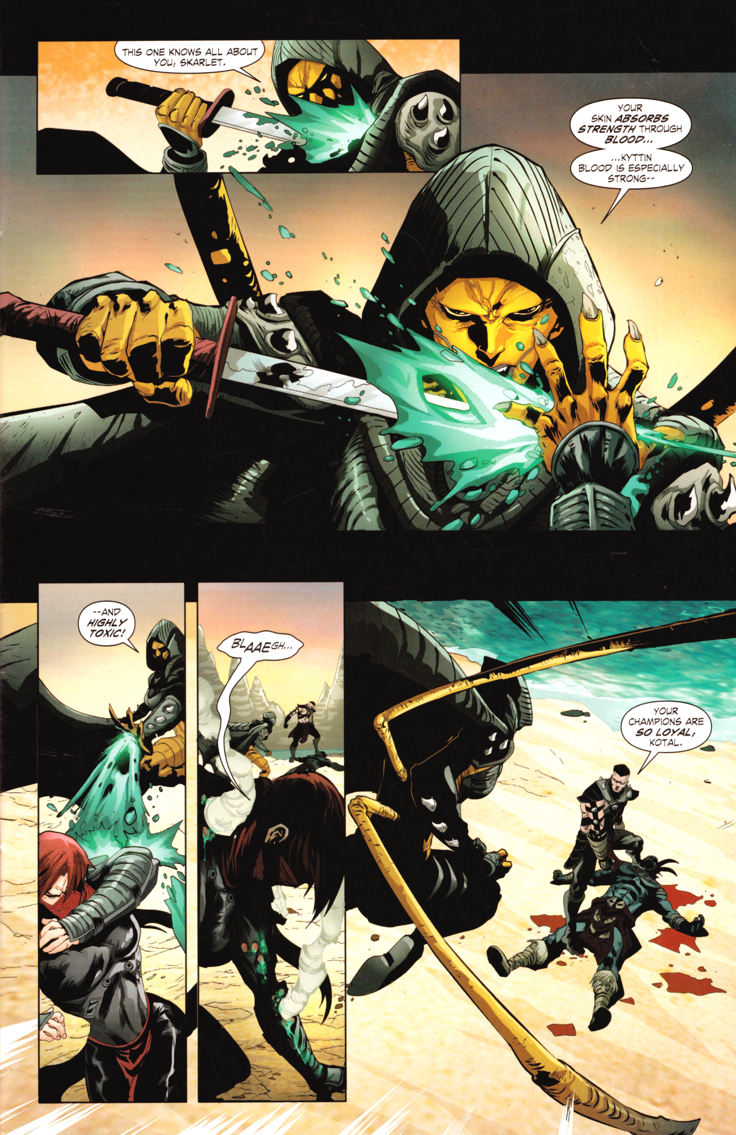 Read online Mortal Kombat X [II] comic -  Issue #9 - 11