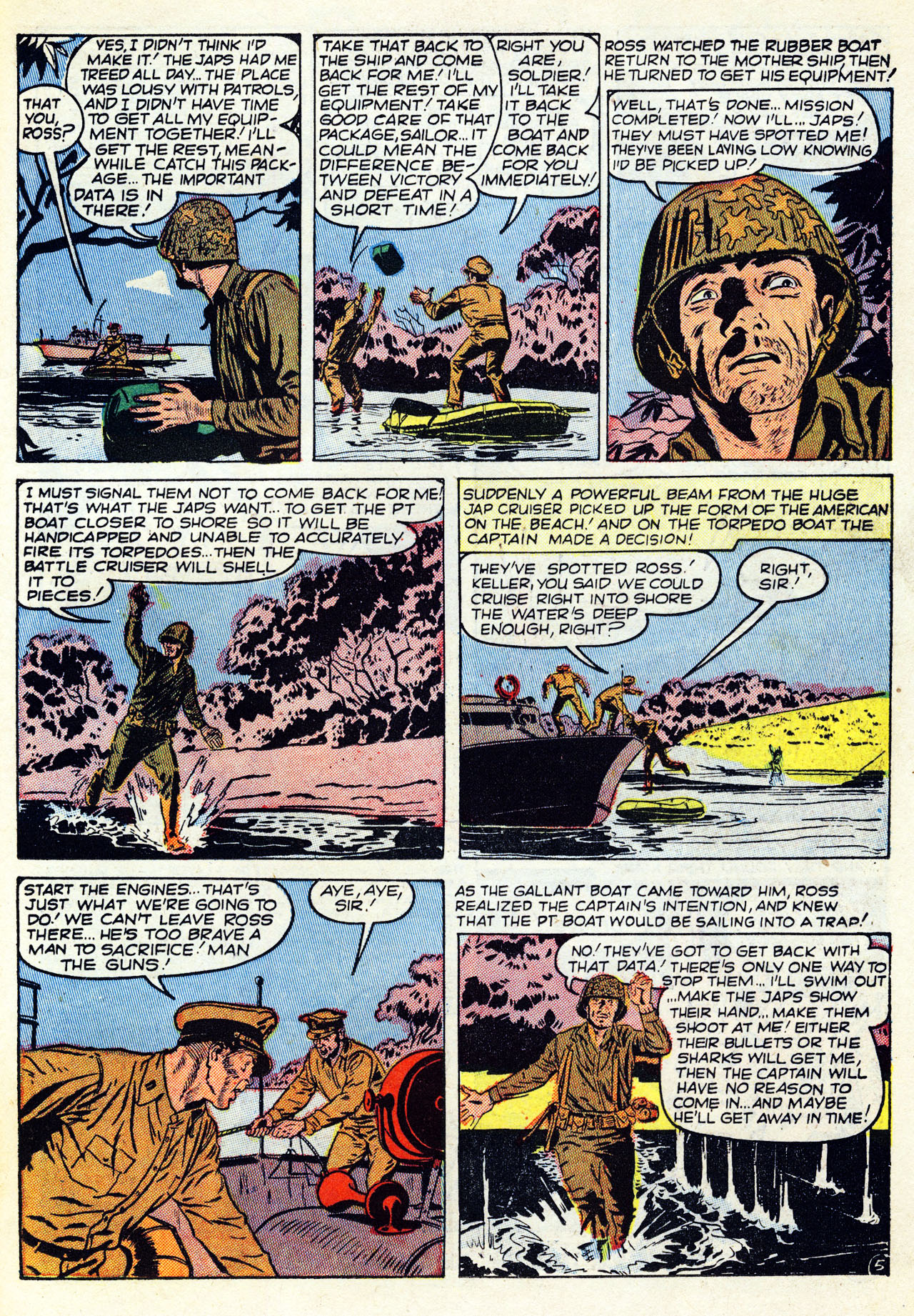 Read online War Comics comic -  Issue #24 - 23