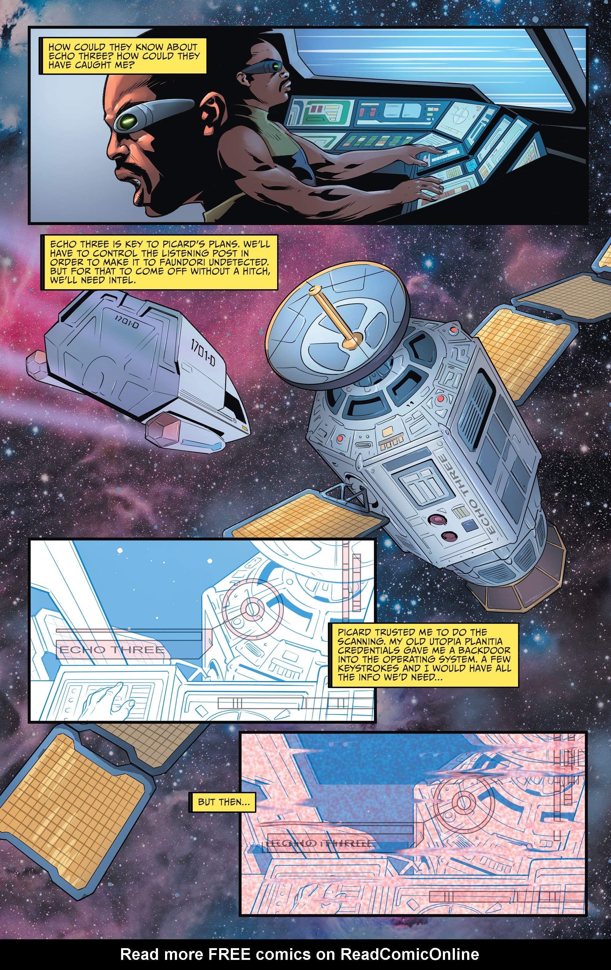 Read online Star Trek: The Mirror War - Captain LaForge comic -  Issue #1 - 5