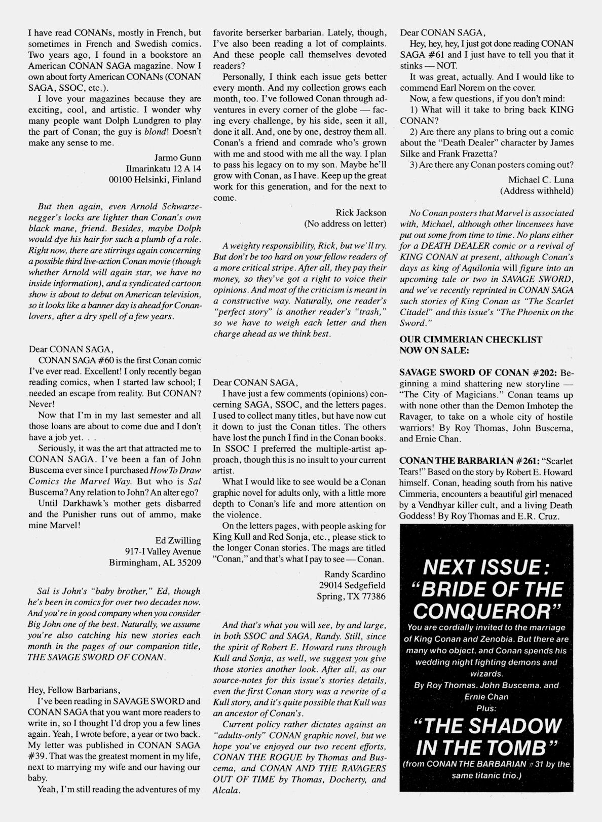 Read online Conan Saga comic -  Issue #67 - 63