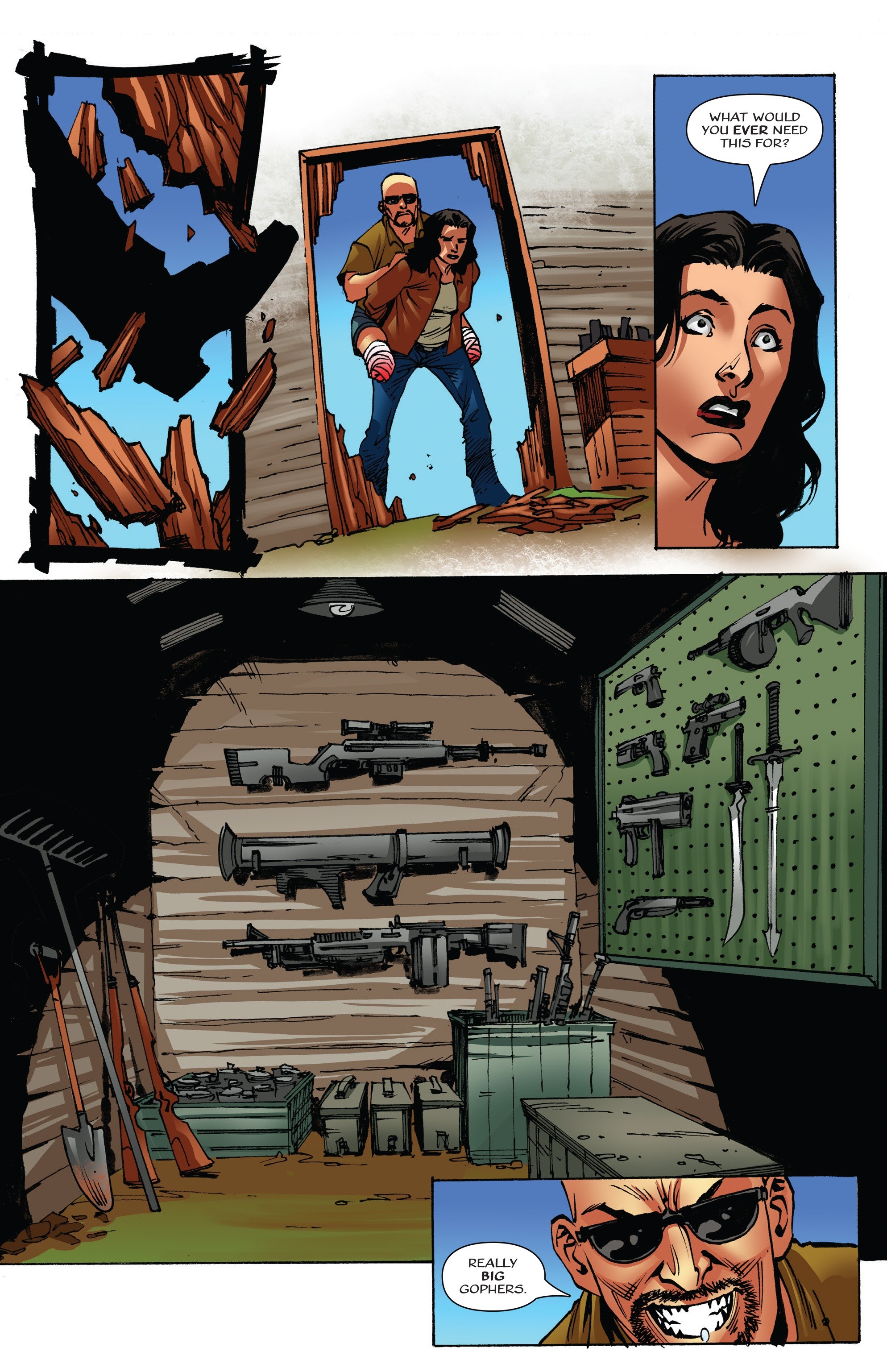 Read online Sharkasaurus comic -  Issue # TPB - 59