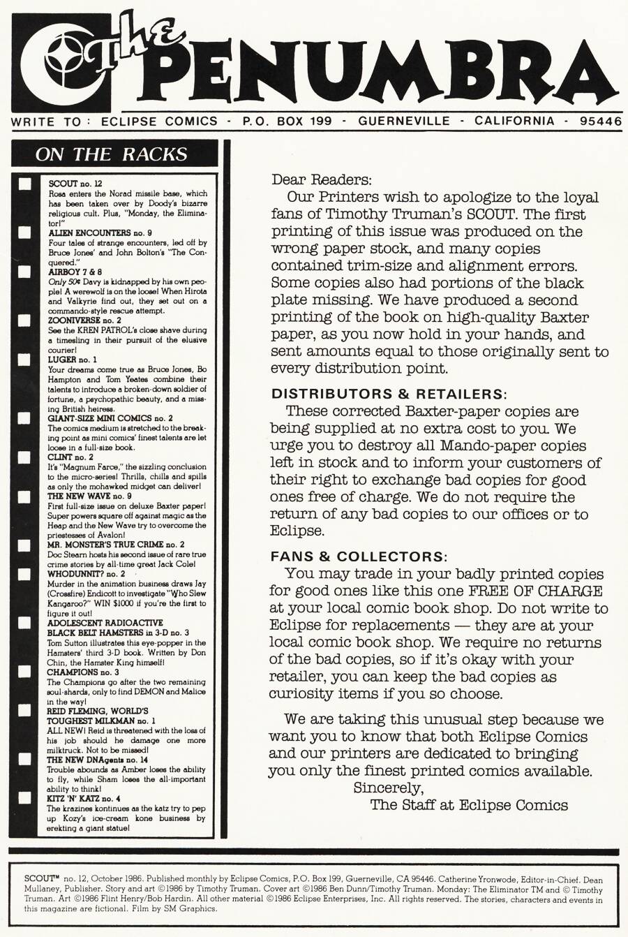 Read online Scout comic -  Issue #12 - 2