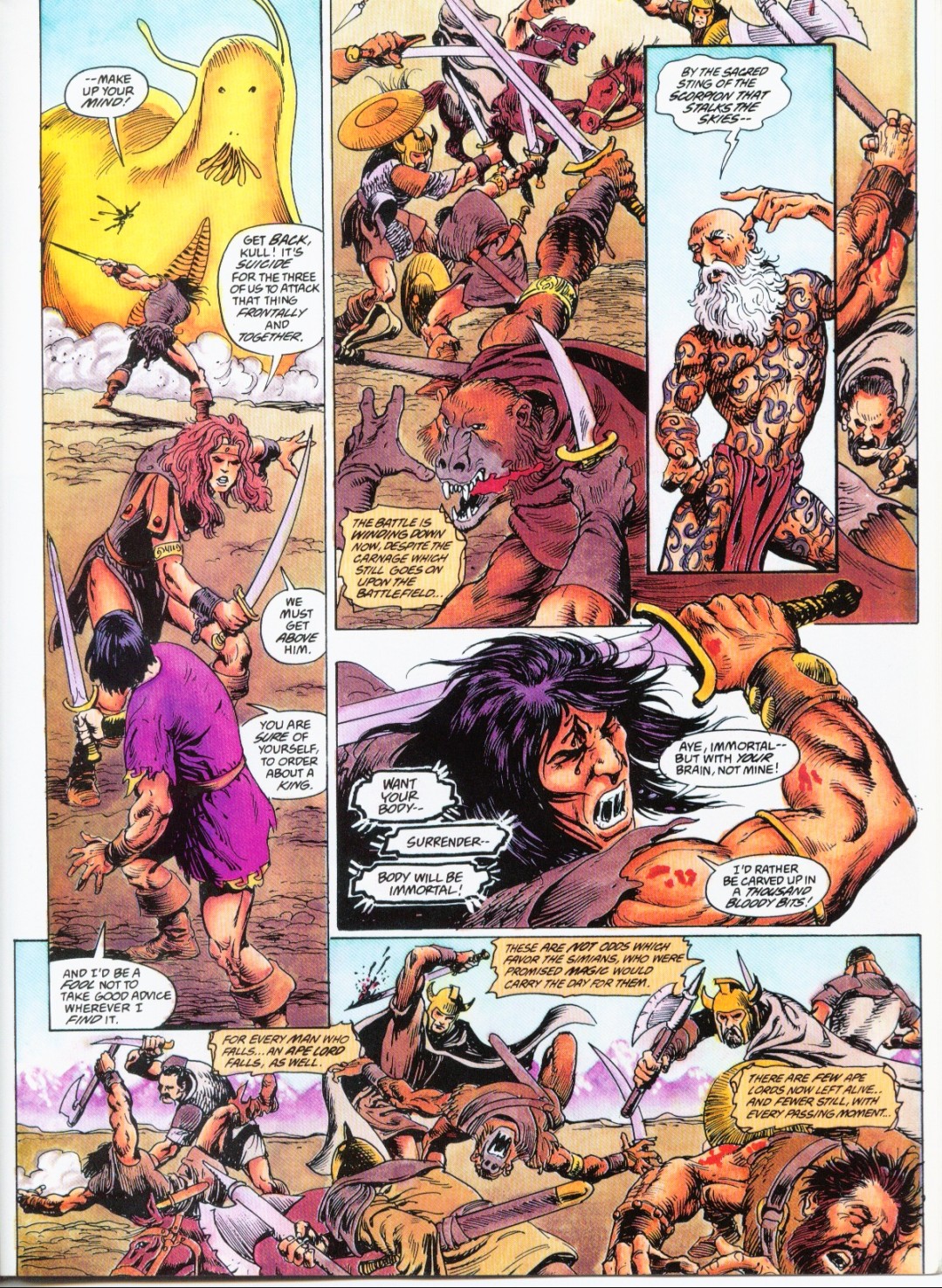Read online Marvel Graphic Novel comic -  Issue #73 - Conan - The Ravagers Out of Time - 54