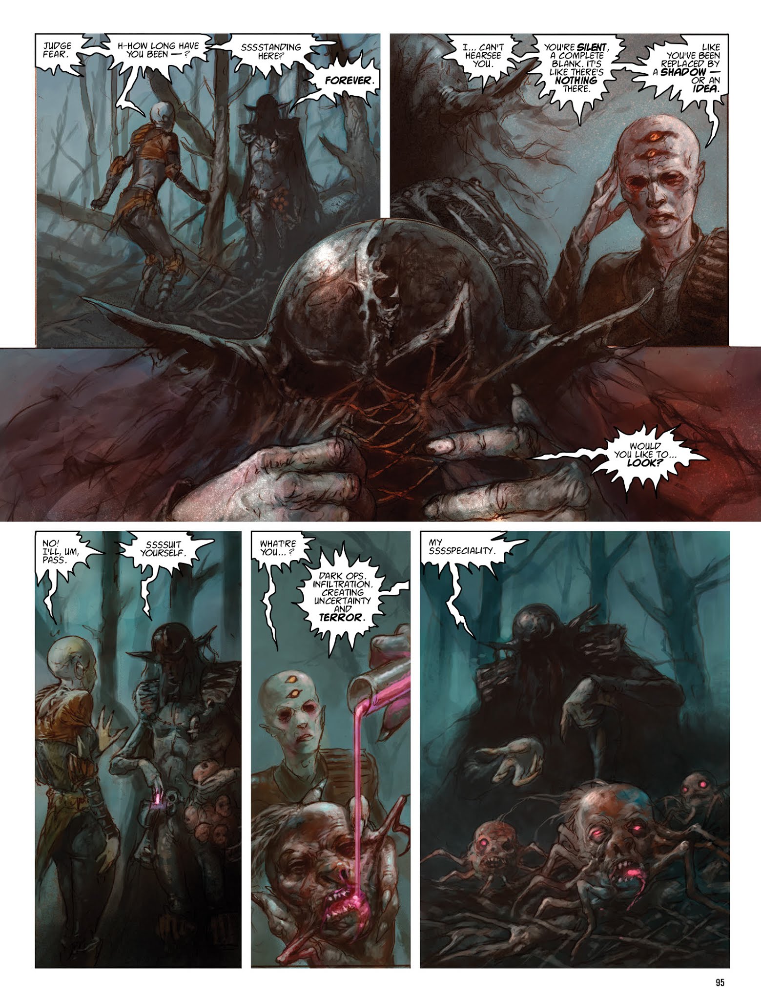 Read online The Dark Judges: The Fall of Deadworld comic -  Issue # TPB - 96