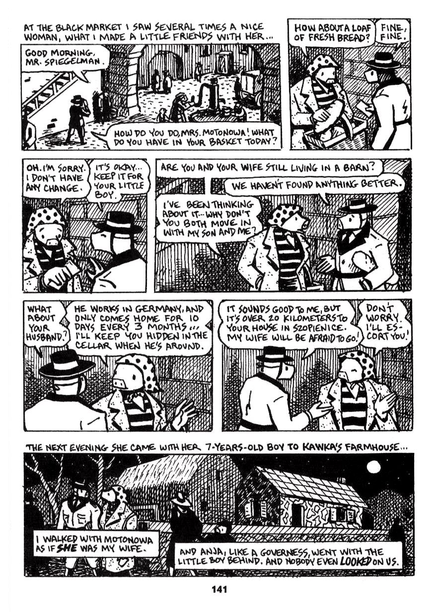 Read online Maus: A Survivor's Tale comic -  Issue # TPB 1 - 133