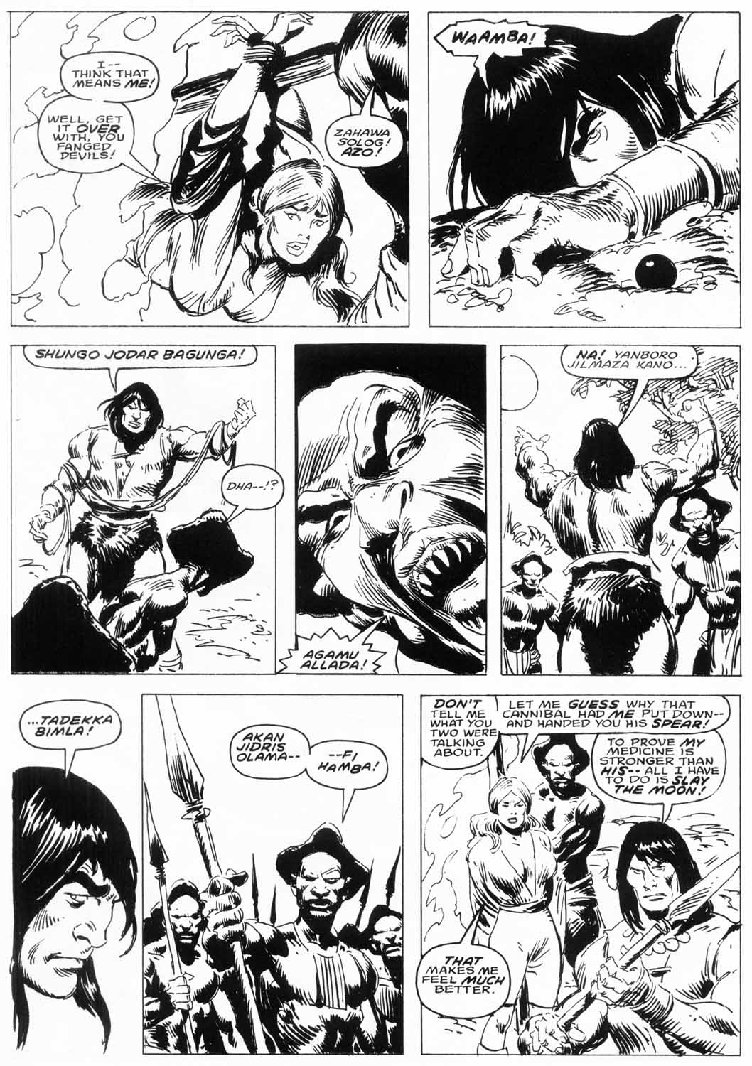 Read online The Savage Sword Of Conan comic -  Issue #225 - 22