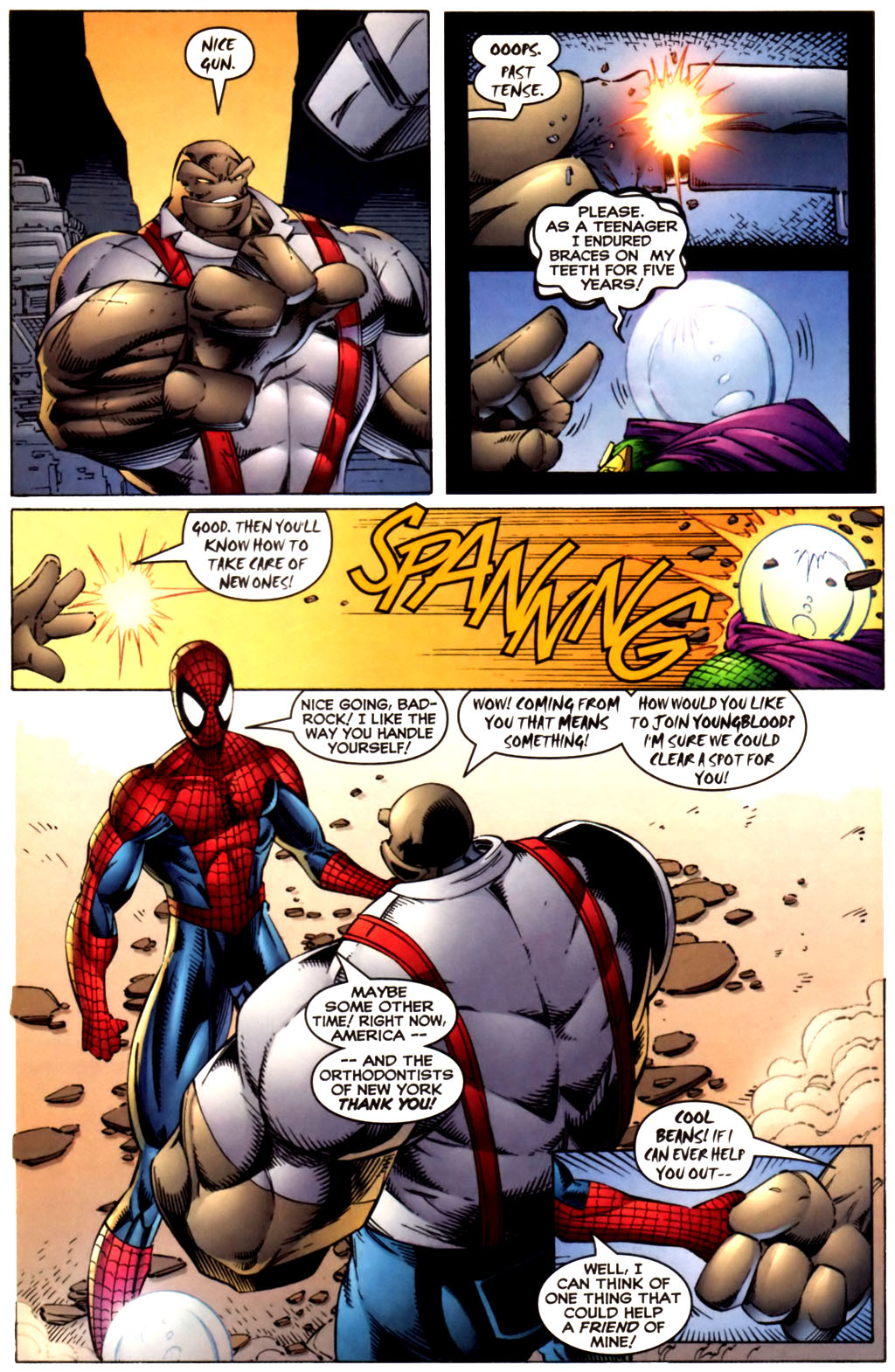 Read online Spider-Man/Badrock comic -  Issue #2 - 22