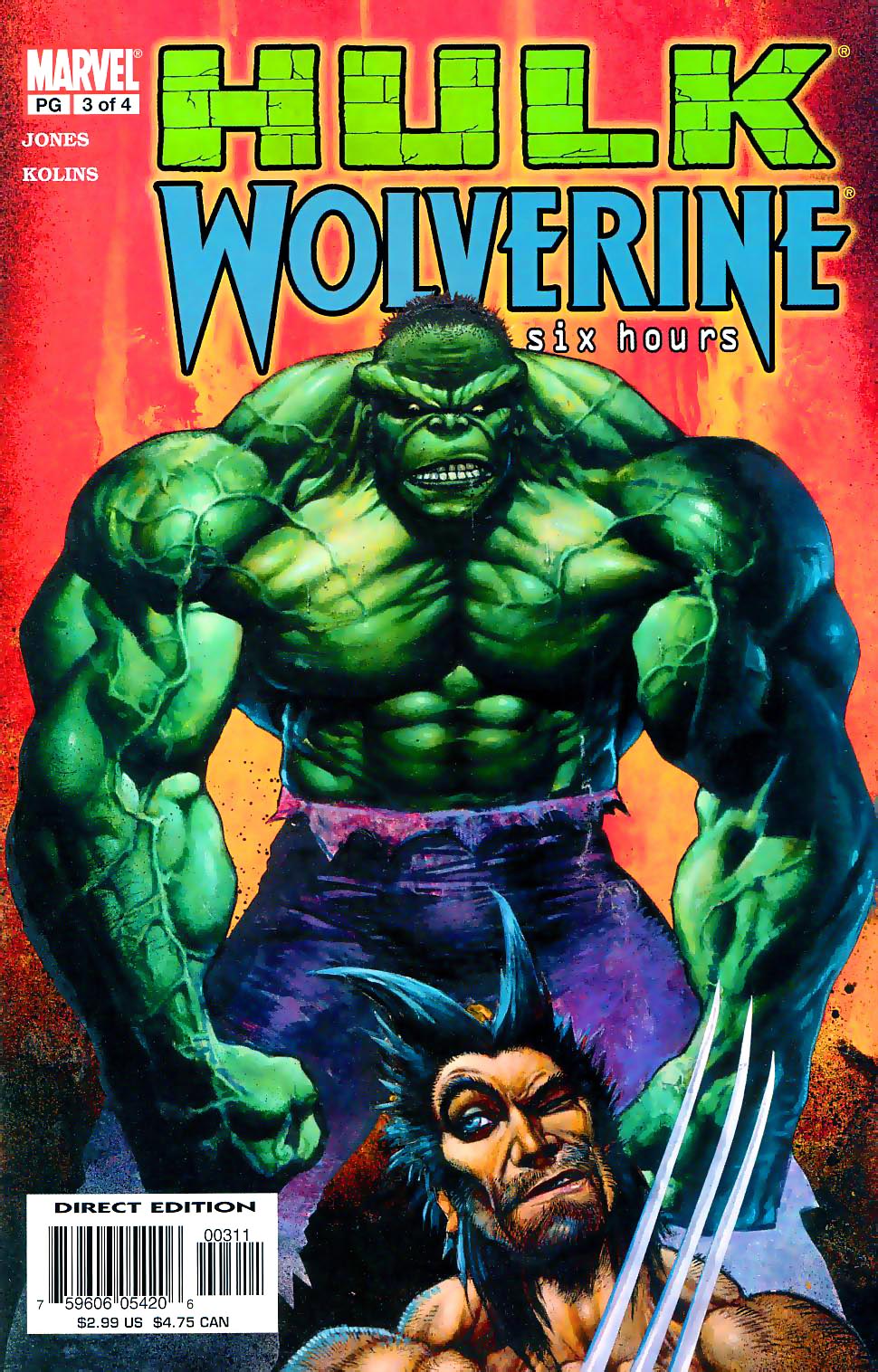 Read online Hulk/Wolverine: 6 Hours comic -  Issue #3 - 1