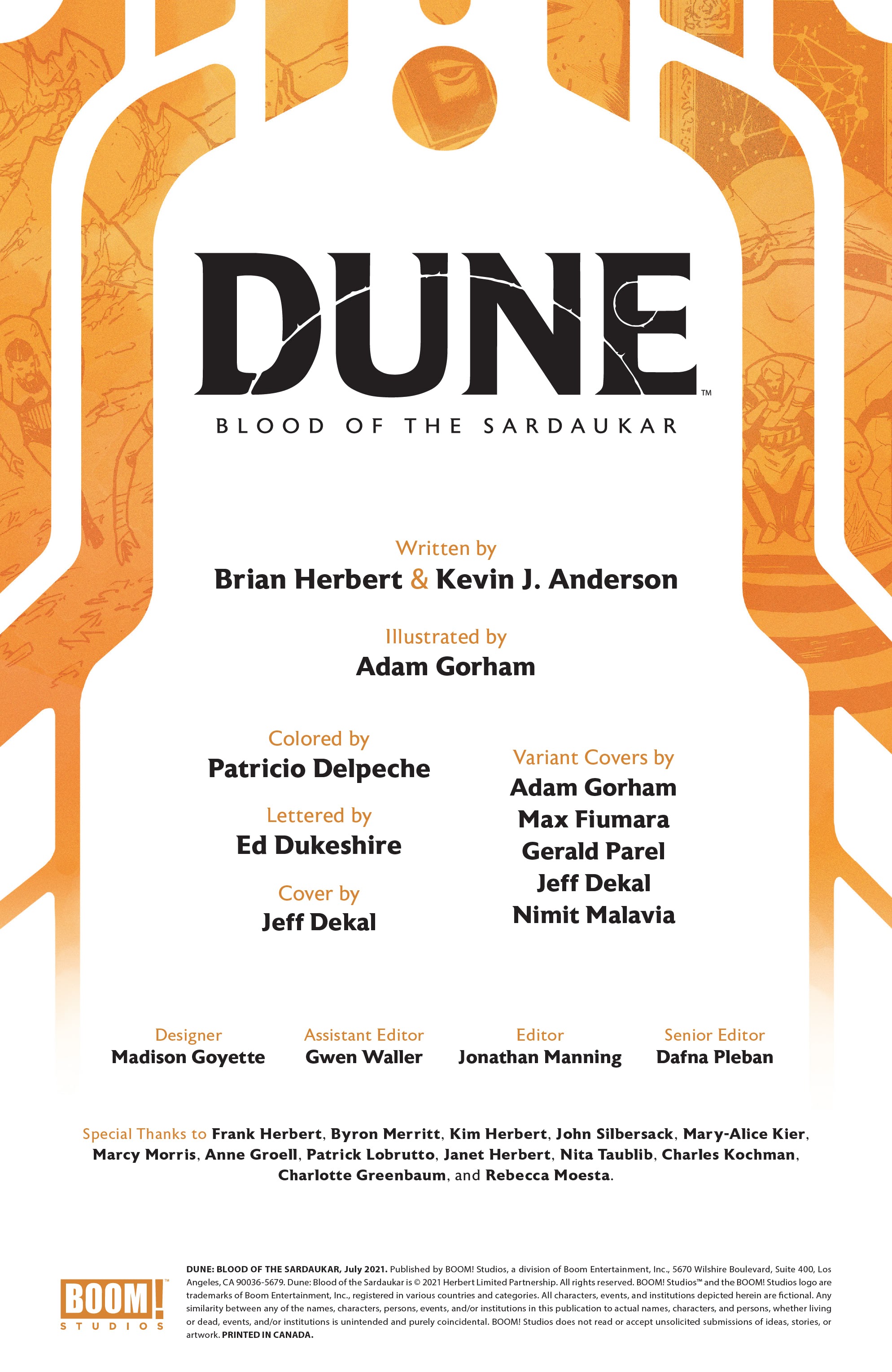 Read online Dune: Blood of the Sardaukar comic -  Issue #1 - 2