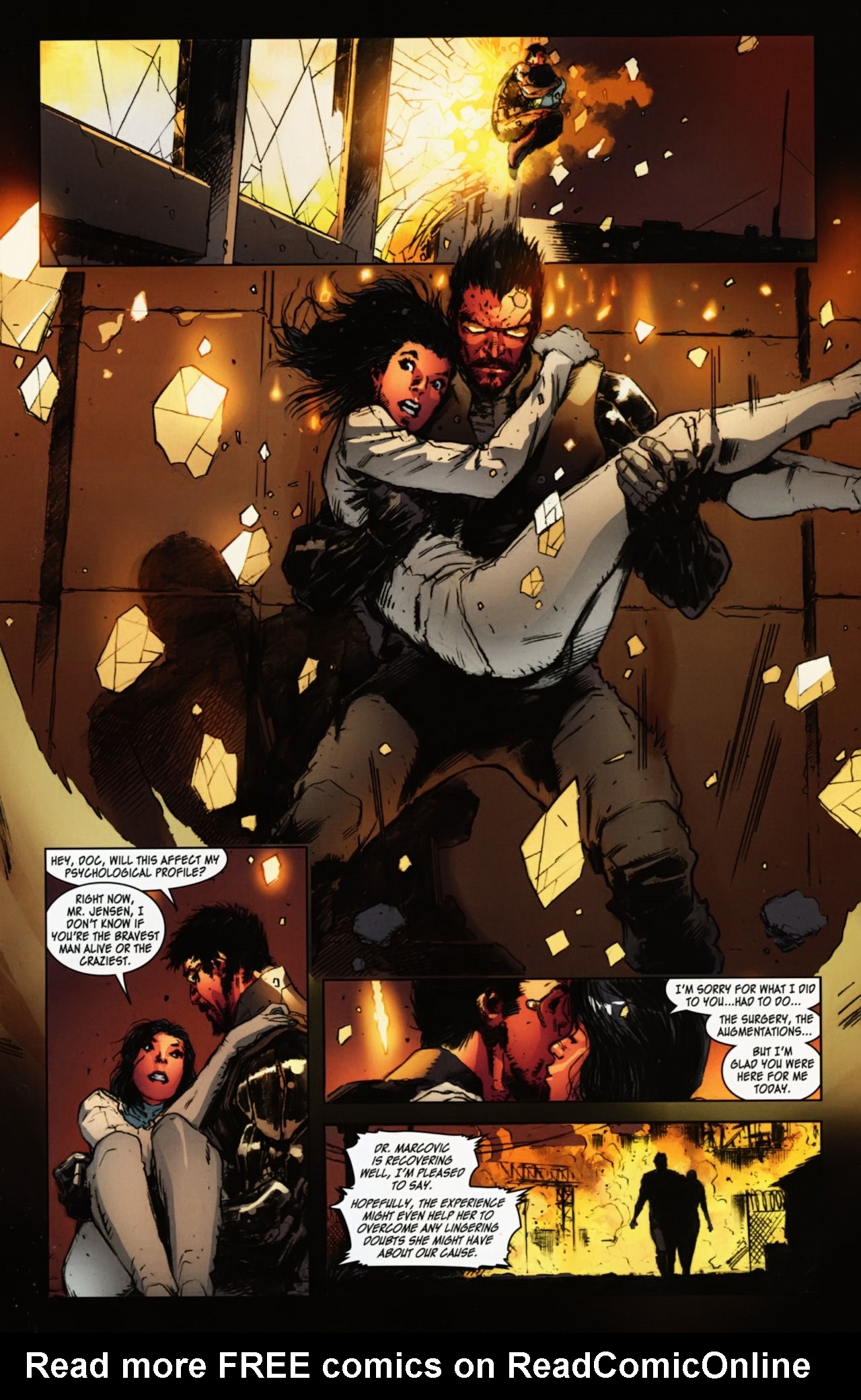 Read online Deus Ex comic -  Issue #5 - 10