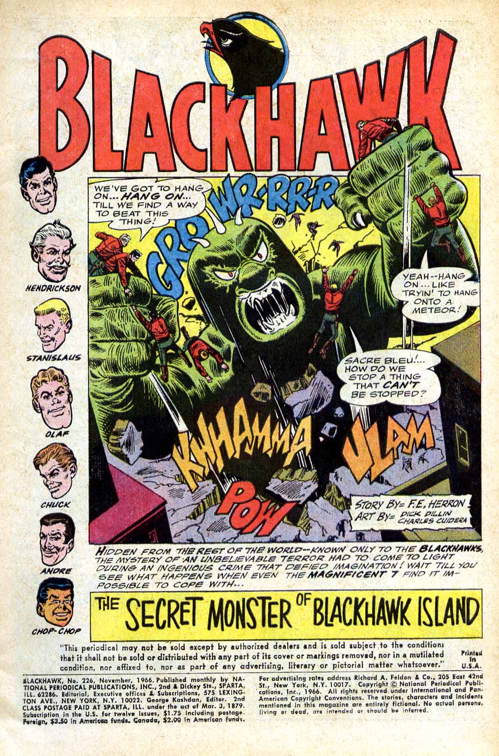 Read online Blackhawk (1957) comic -  Issue #226 - 2