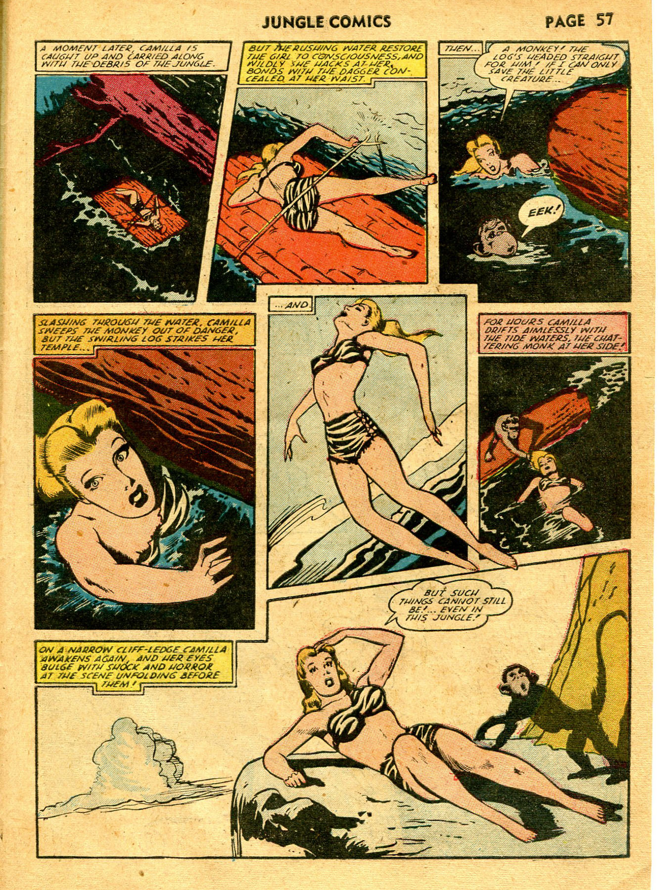 Read online Jungle Comics comic -  Issue #33 - 59