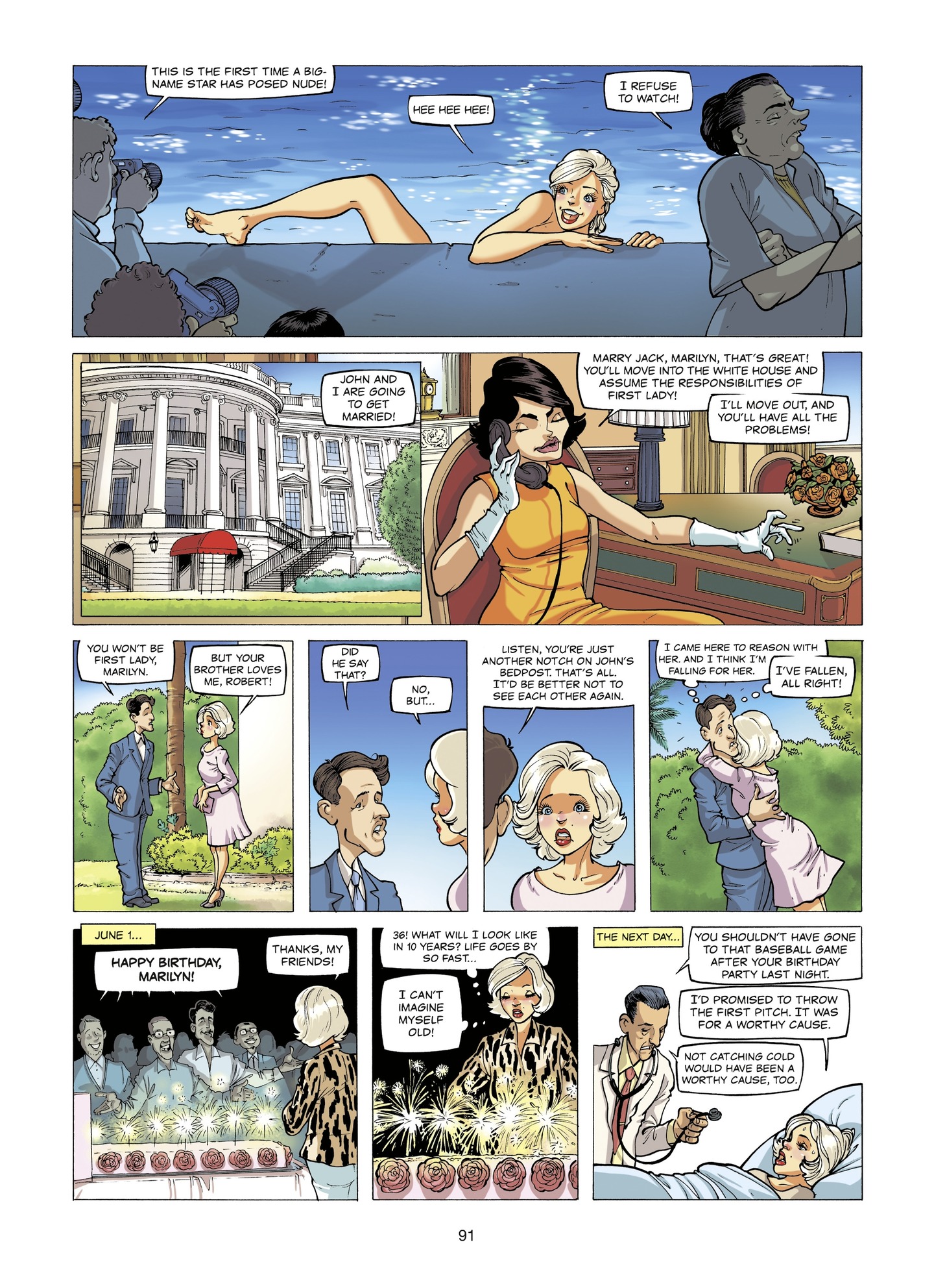 Read online The Stars of History: Marilyn Monroe comic -  Issue # TPB - 91