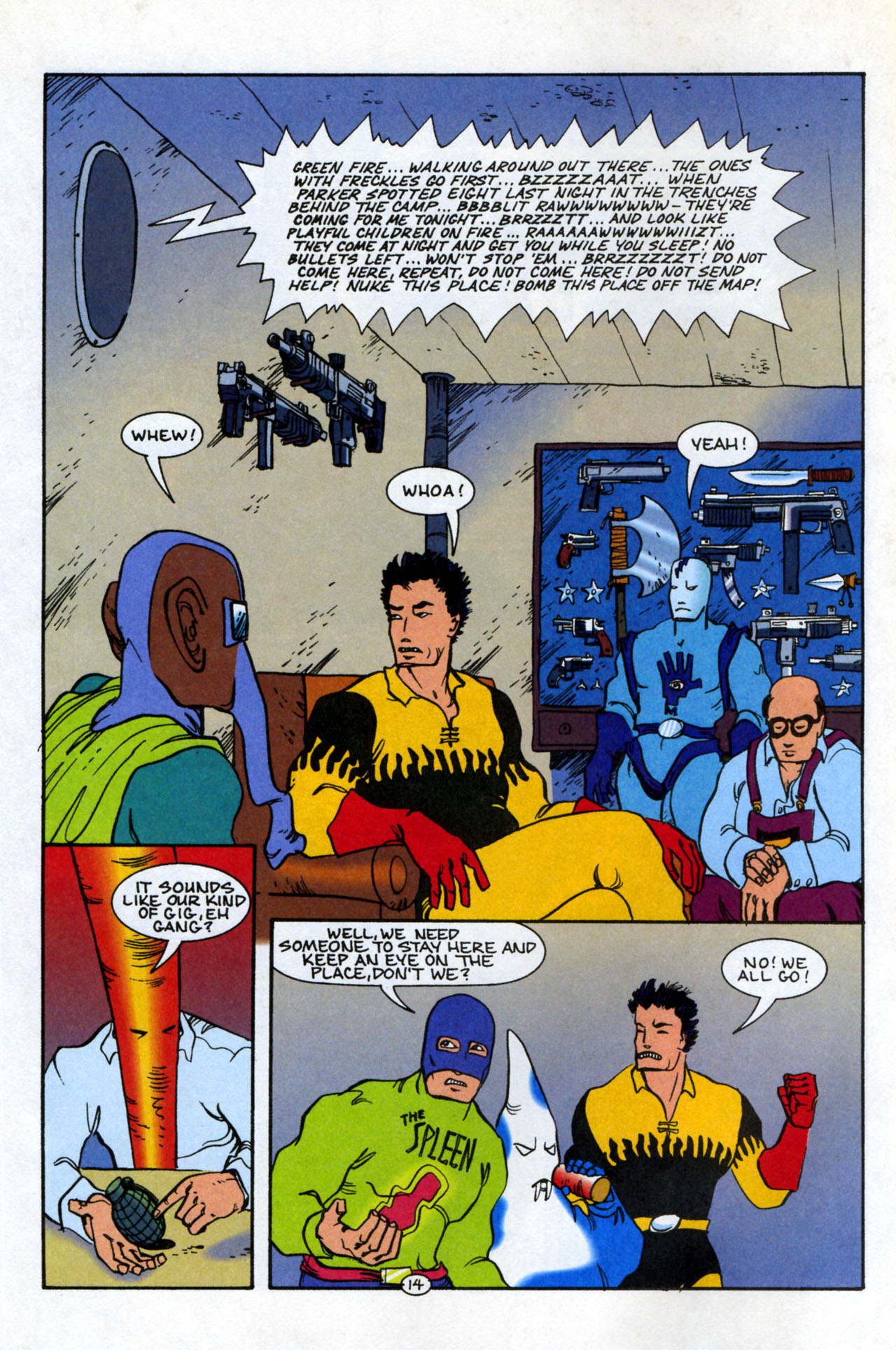 Read online Teenage Mutant Ninja Turtles/Flaming Carrot Crossover comic -  Issue #1 - 15