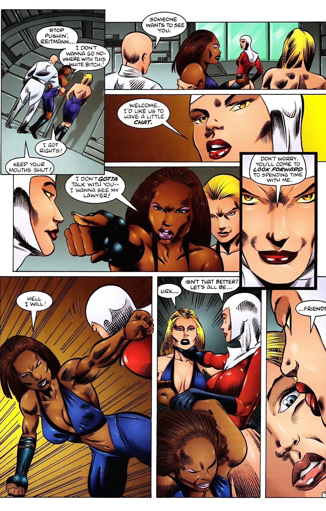 Read online Caged Heat 3000 comic -  Issue #2 - 9