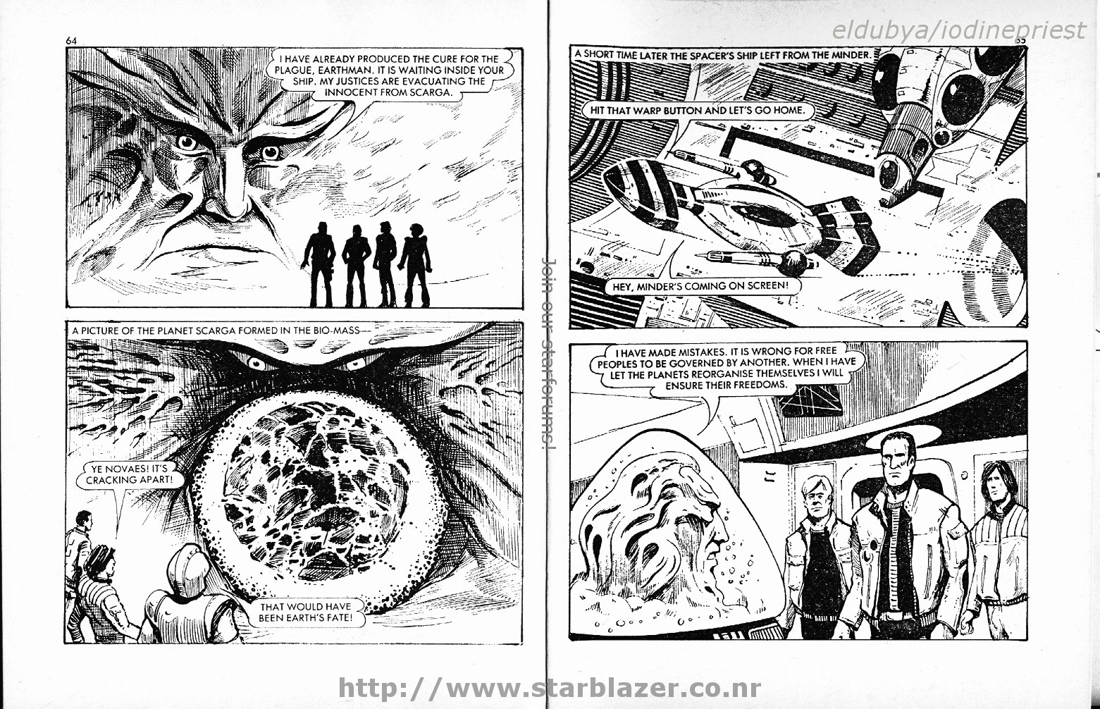 Read online Starblazer comic -  Issue #151 - 34