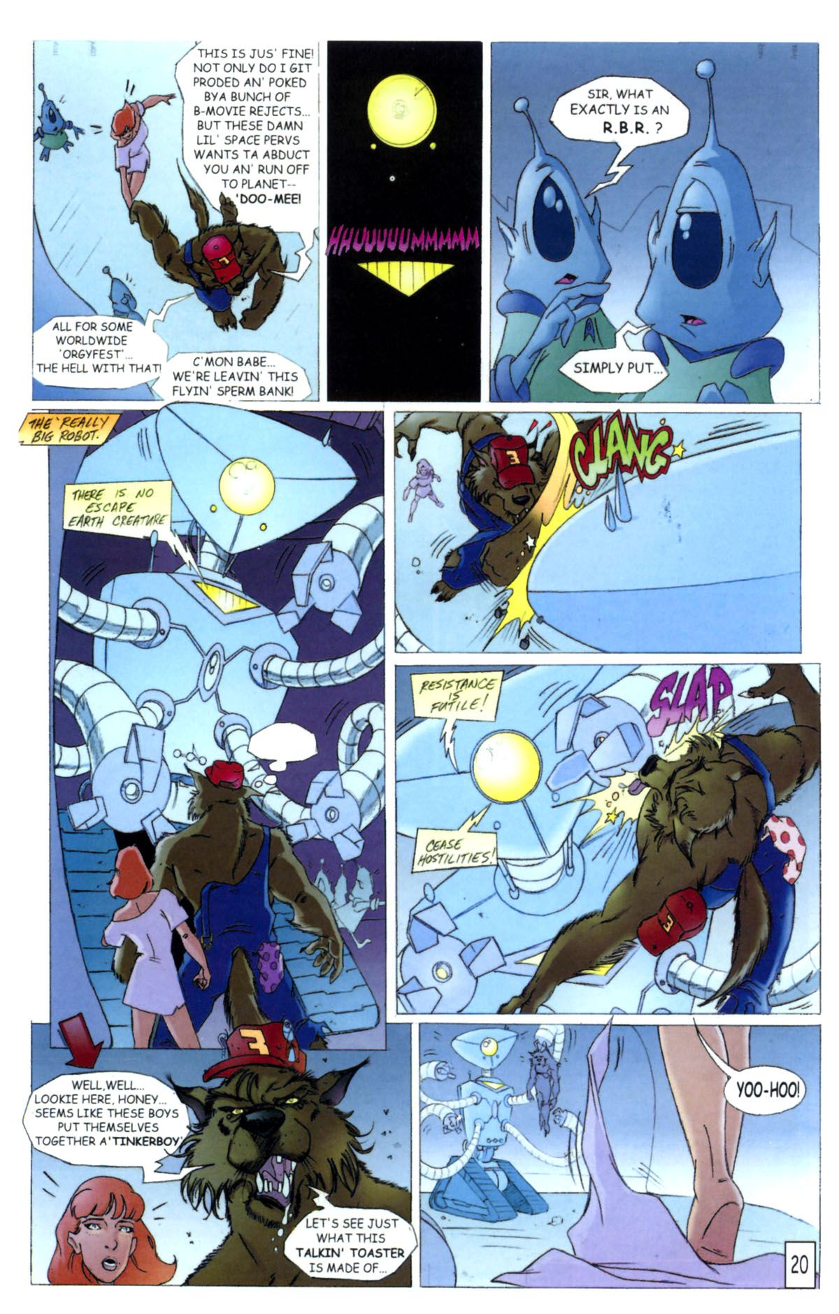 Read online Bubba the Redneck Werewolf Super Sci-fi Special comic -  Issue # Full - 22