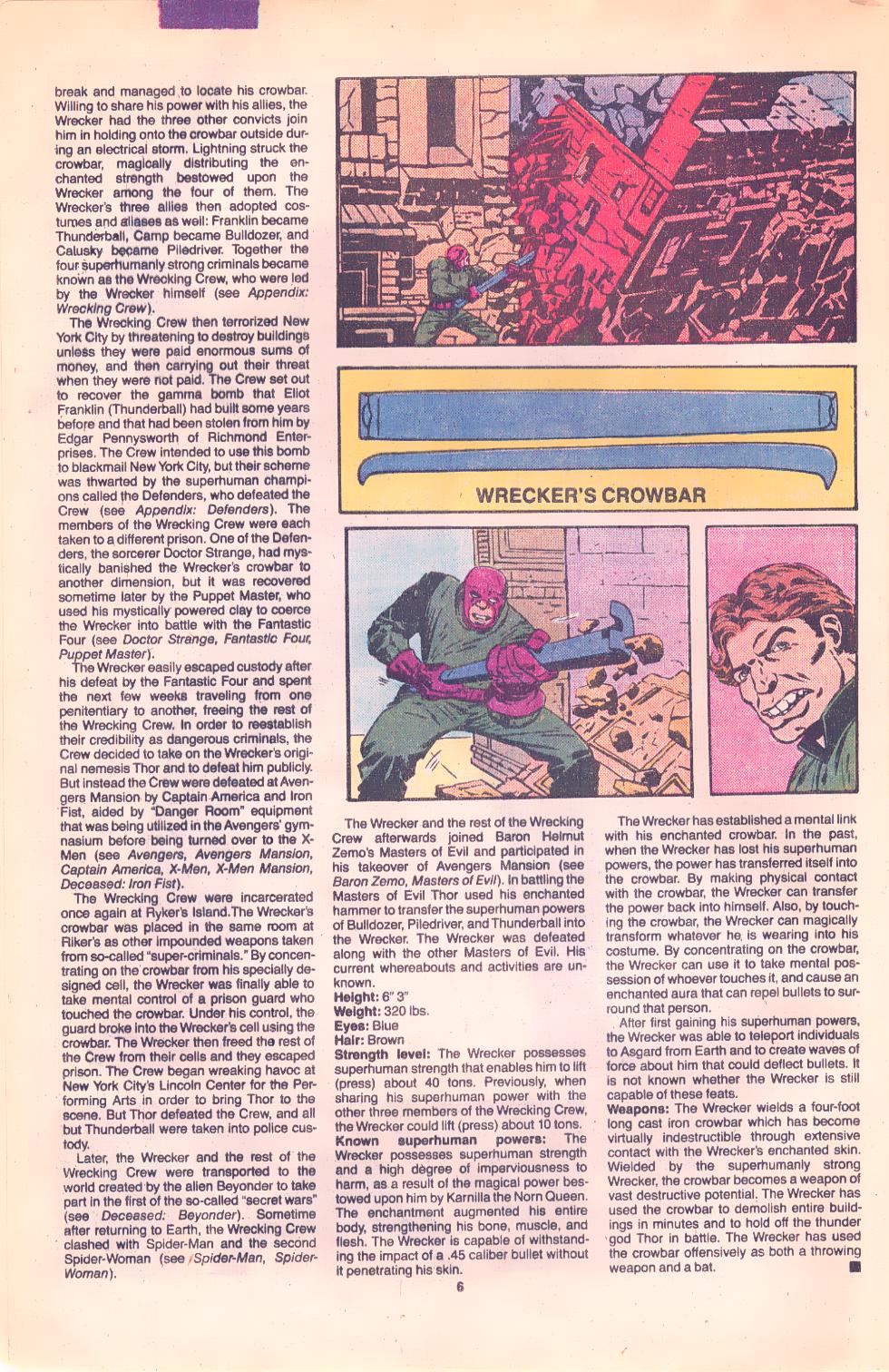 Read online The Official Handbook of the Marvel Universe Deluxe Edition comic -  Issue #15 - 8