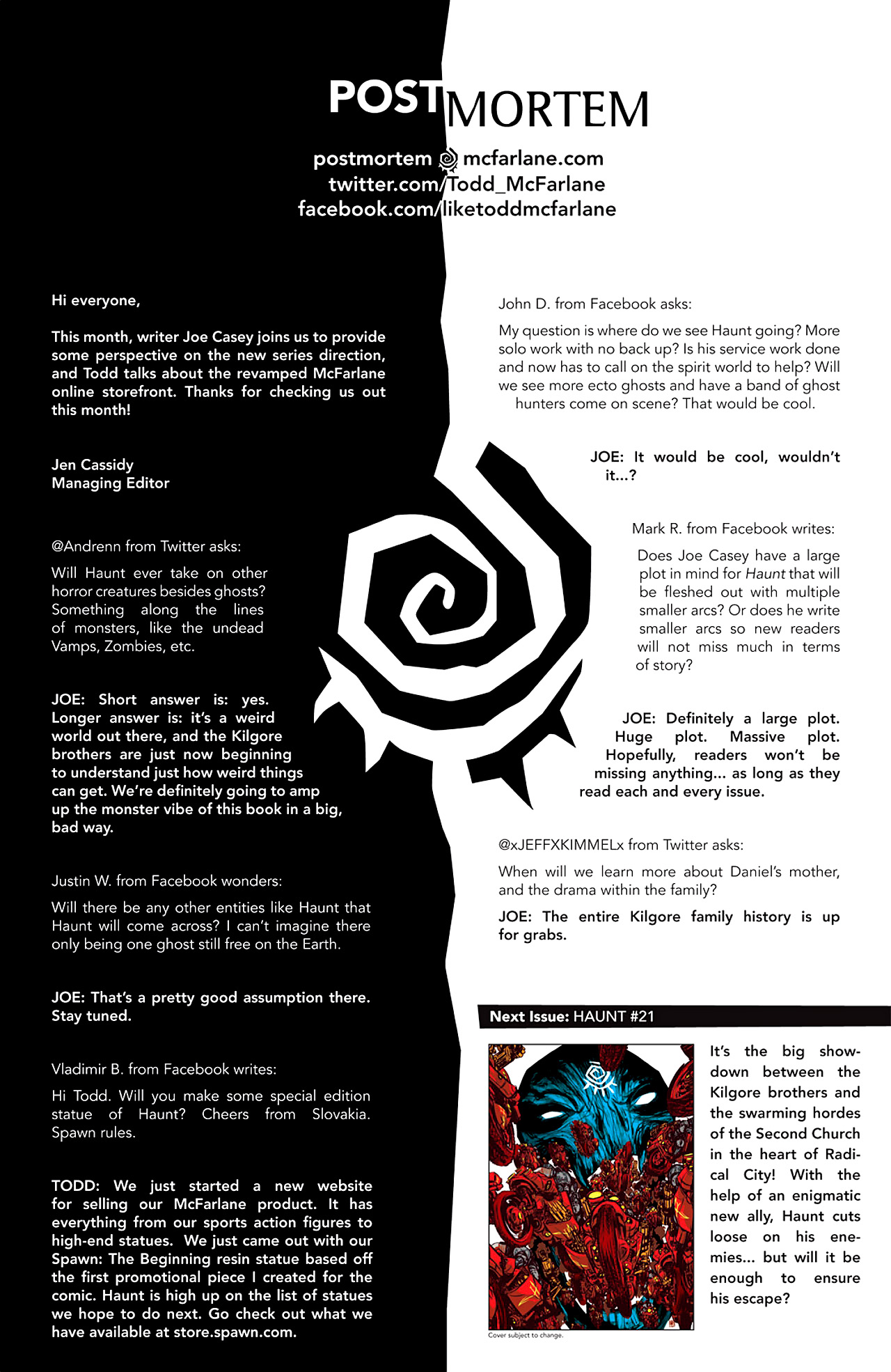 Read online Haunt comic -  Issue #20 - 23