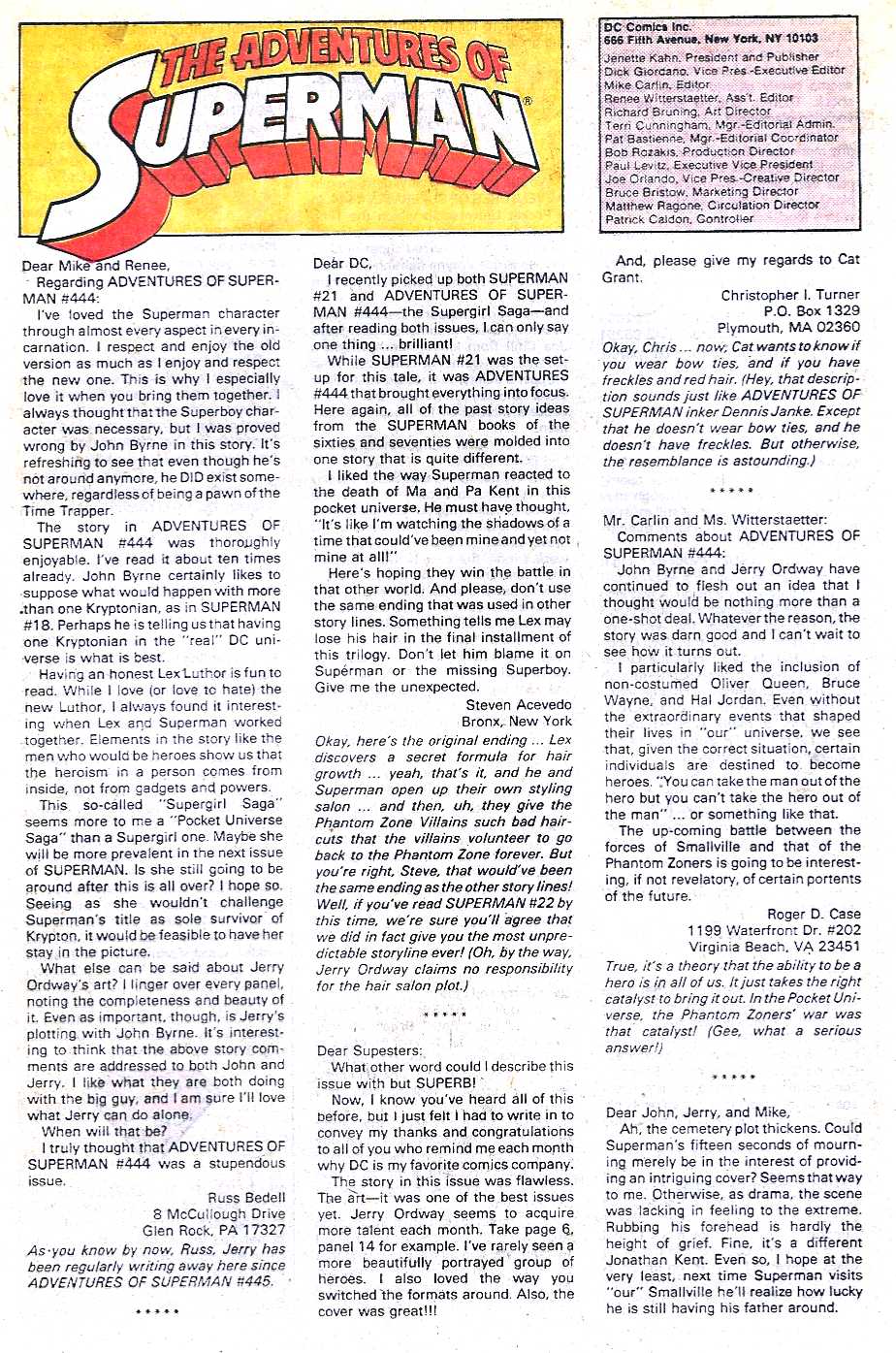 Read online Adventures of Superman (1987) comic -  Issue #448 - 24