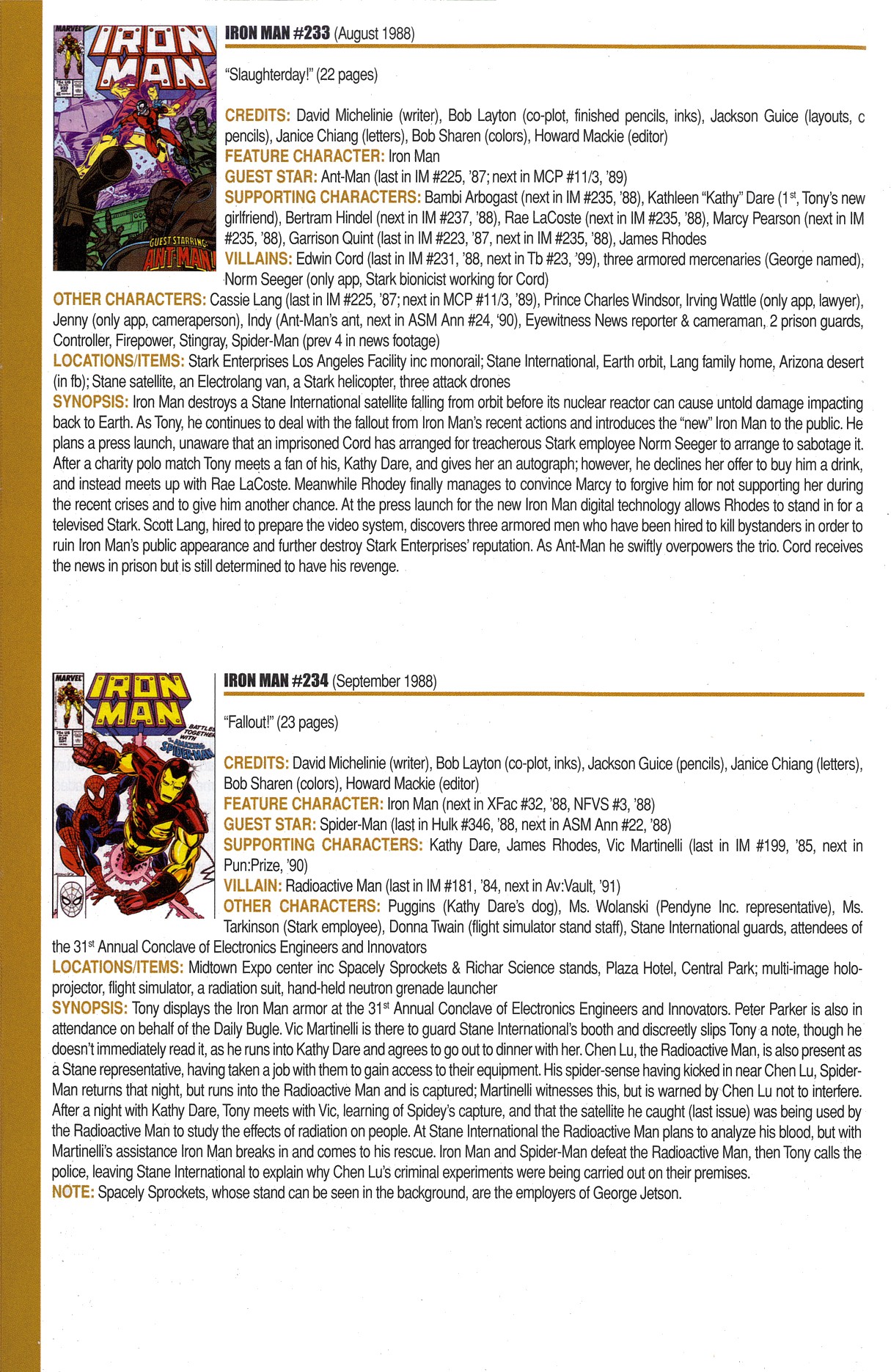 Read online Official Index to the Marvel Universe comic -  Issue #7 - 32