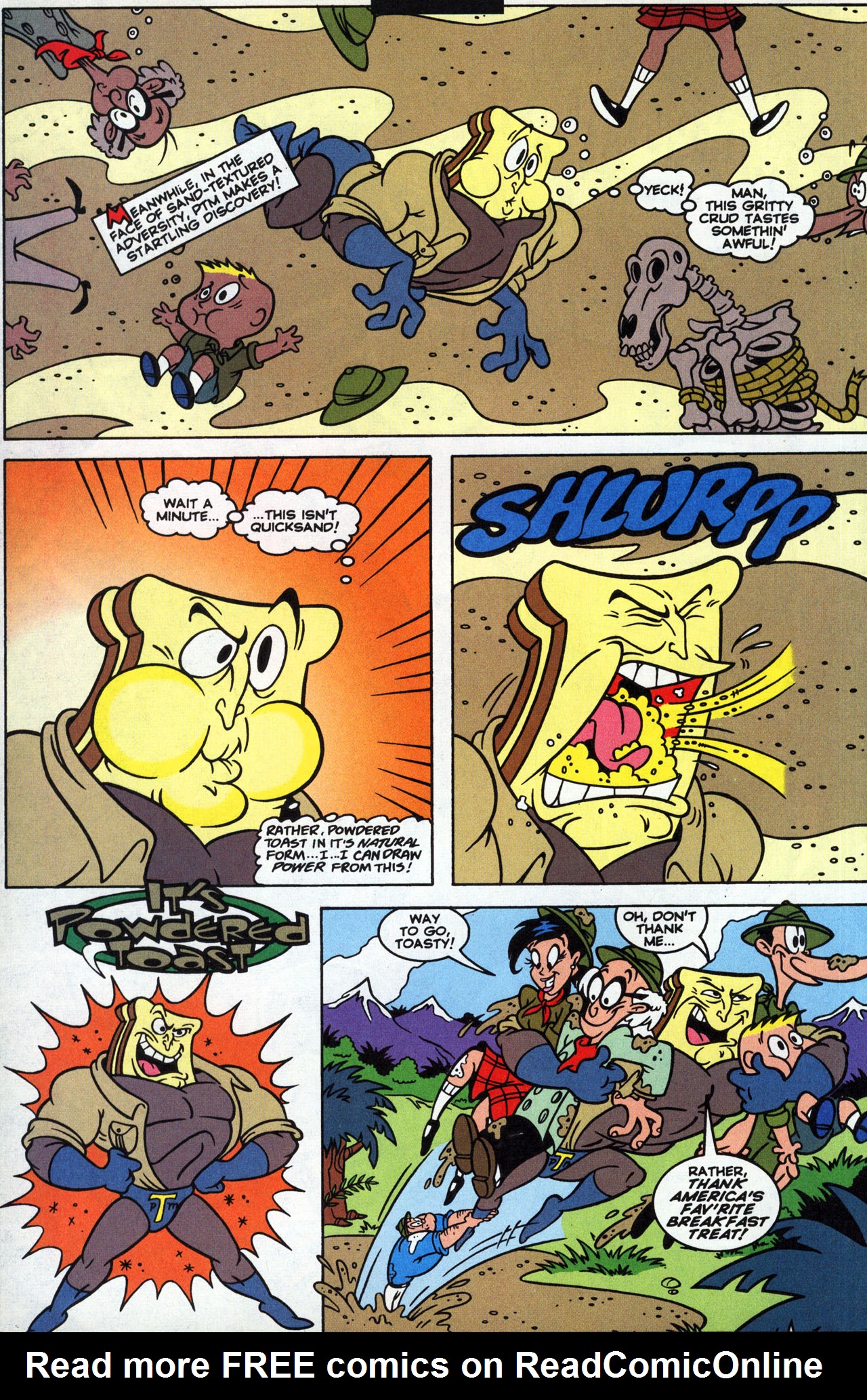 Read online The Ren & Stimpy Show Special: Powdered Toastman's Cereal Serial comic -  Issue # Full - 14