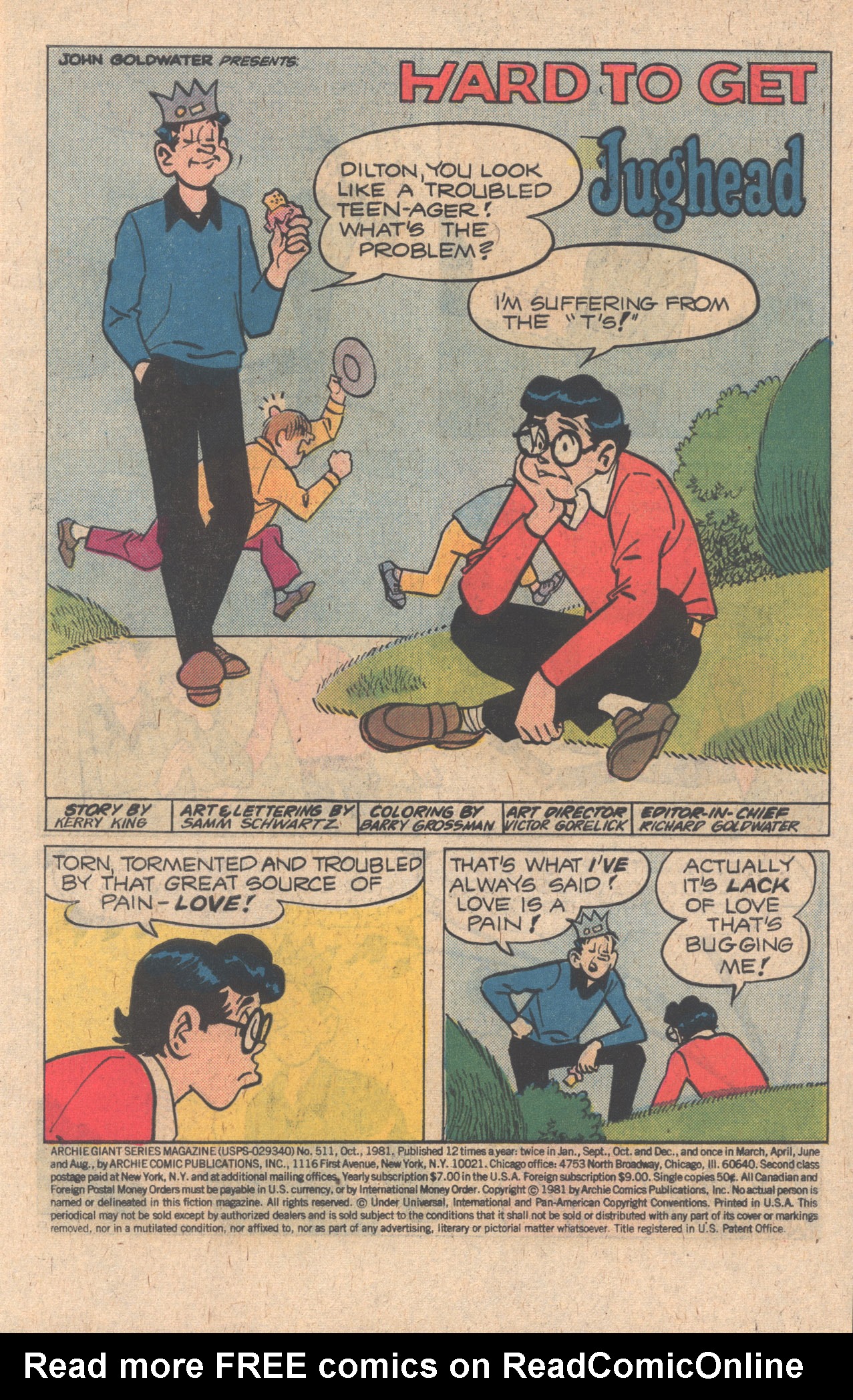 Read online Archie Giant Series Magazine comic -  Issue #511 - 3