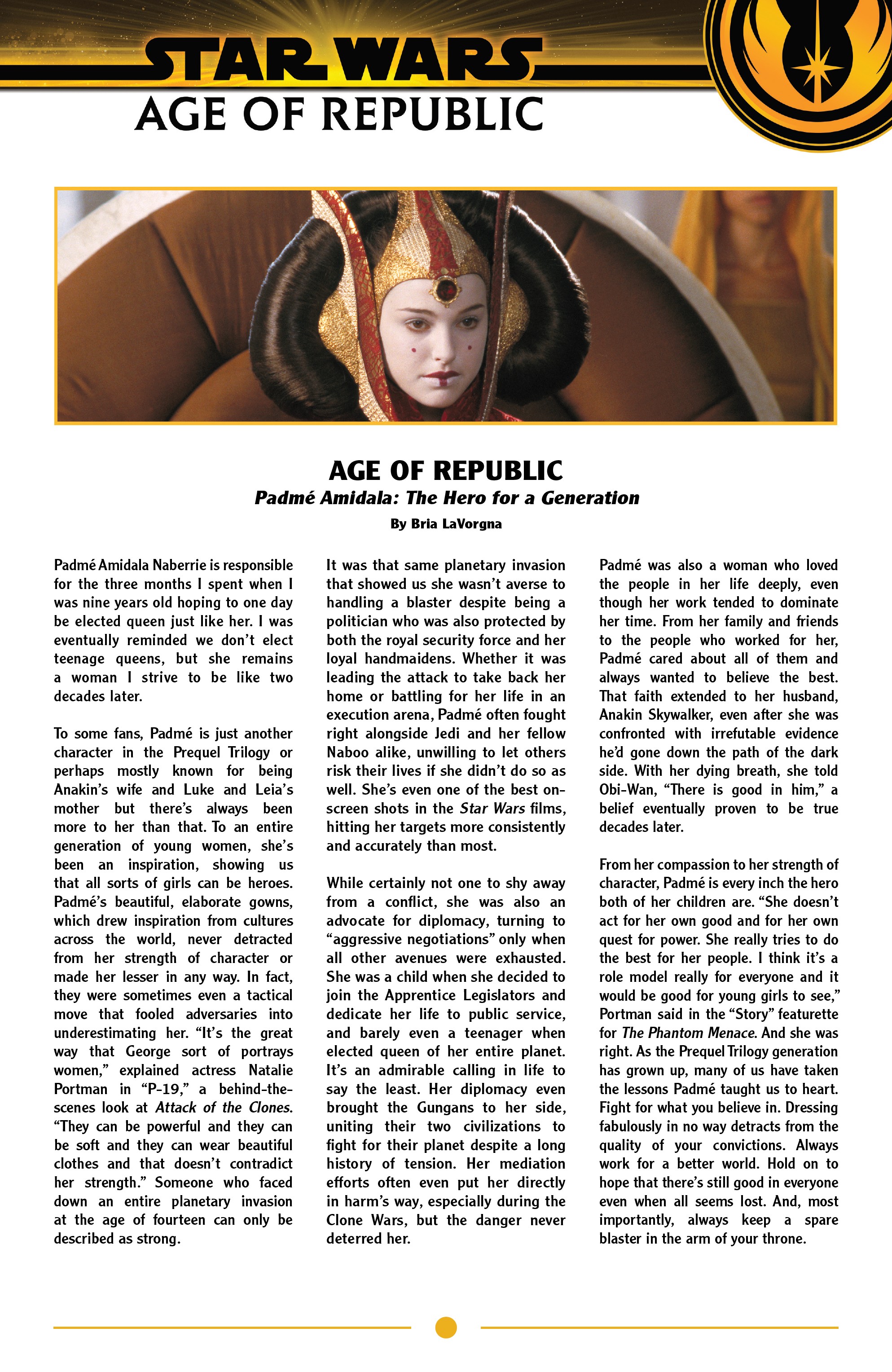 Read online Star Wars: Age of Republic - Padme Amidala comic -  Issue # Full - 23