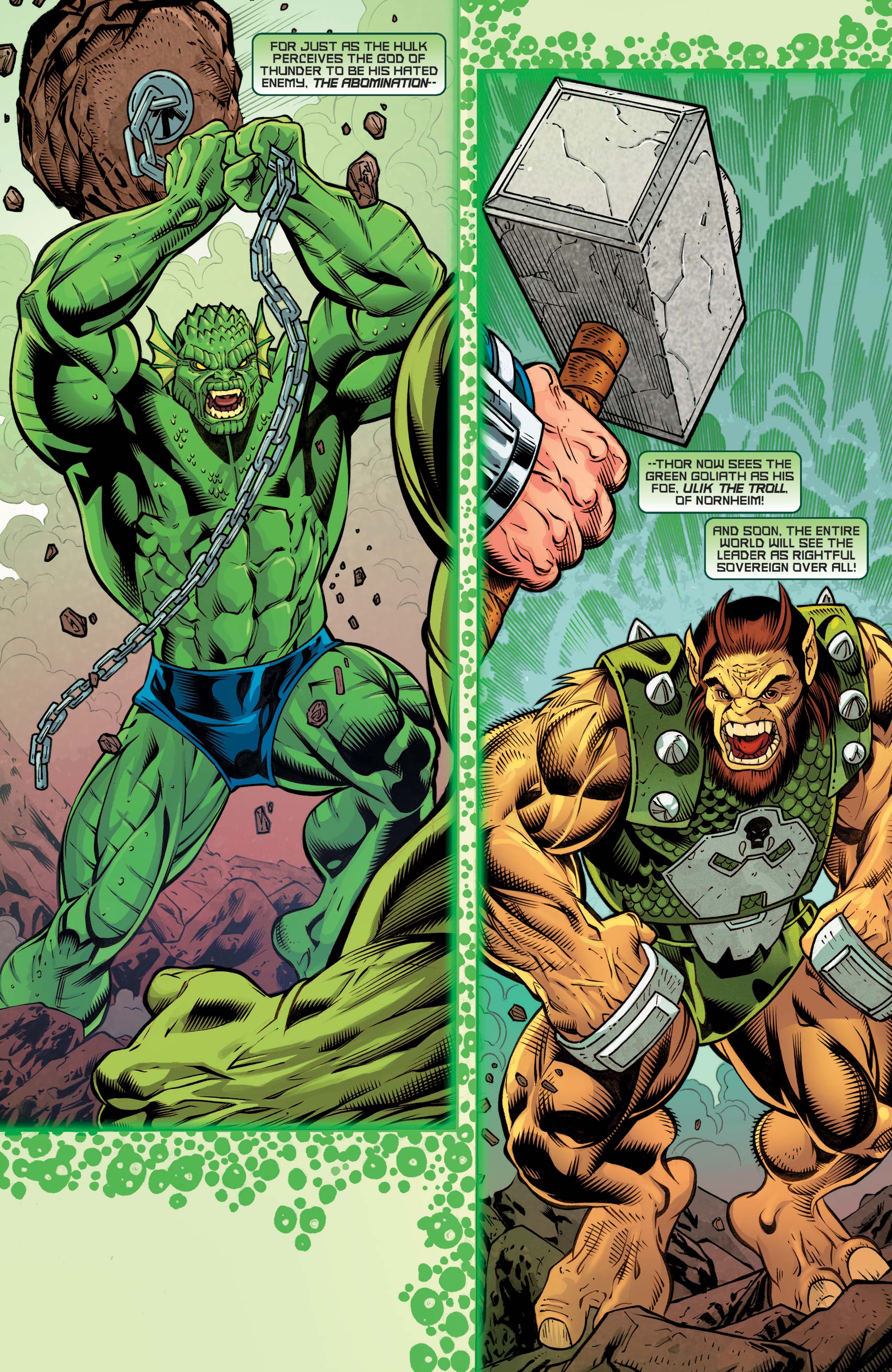 Read online The Incredible Hulk vs. The Mighty Thor: New York Jets Exclusive comic -  Issue # Full - 7