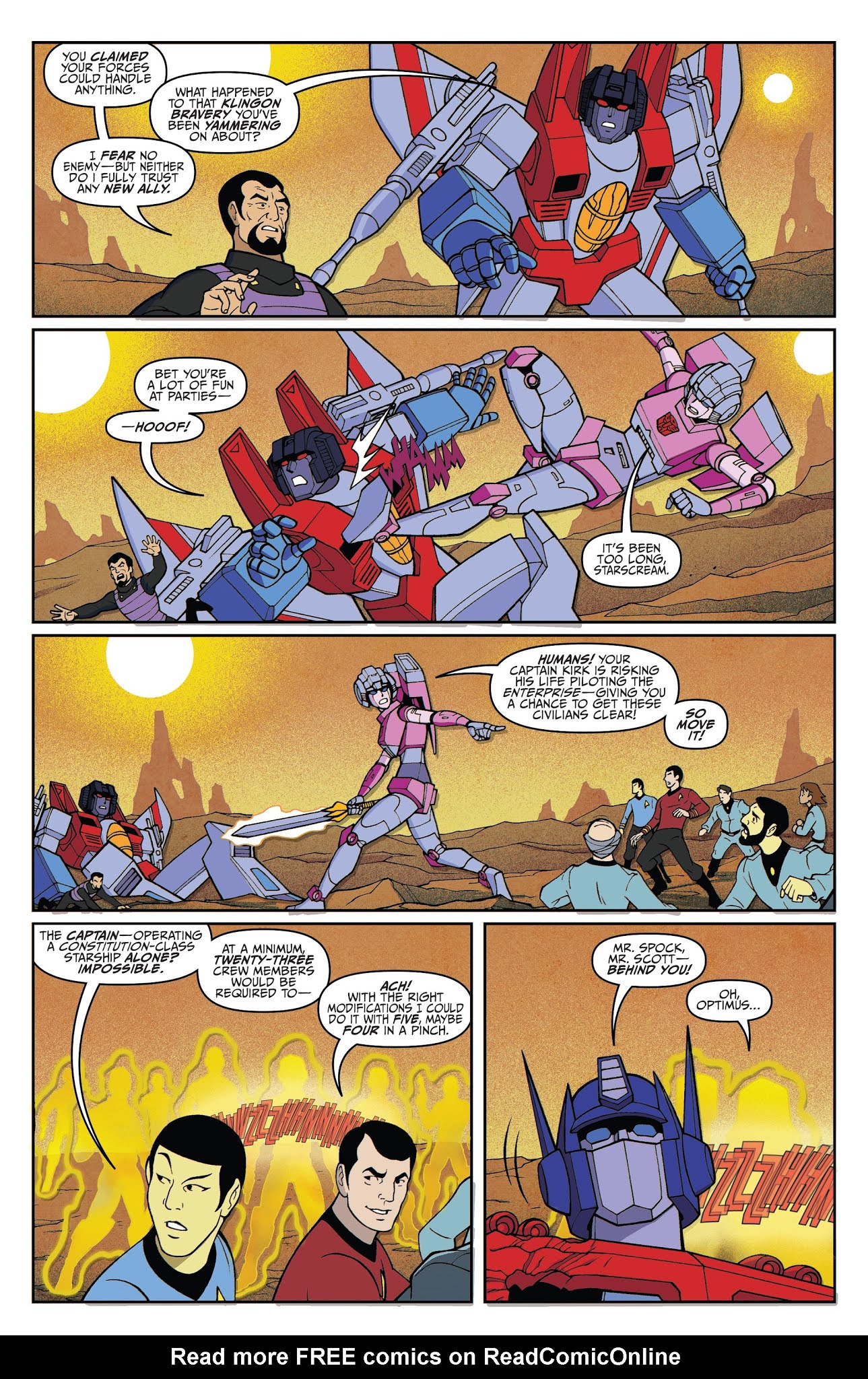 Read online Star Trek vs. Transformers comic -  Issue #3 - 17