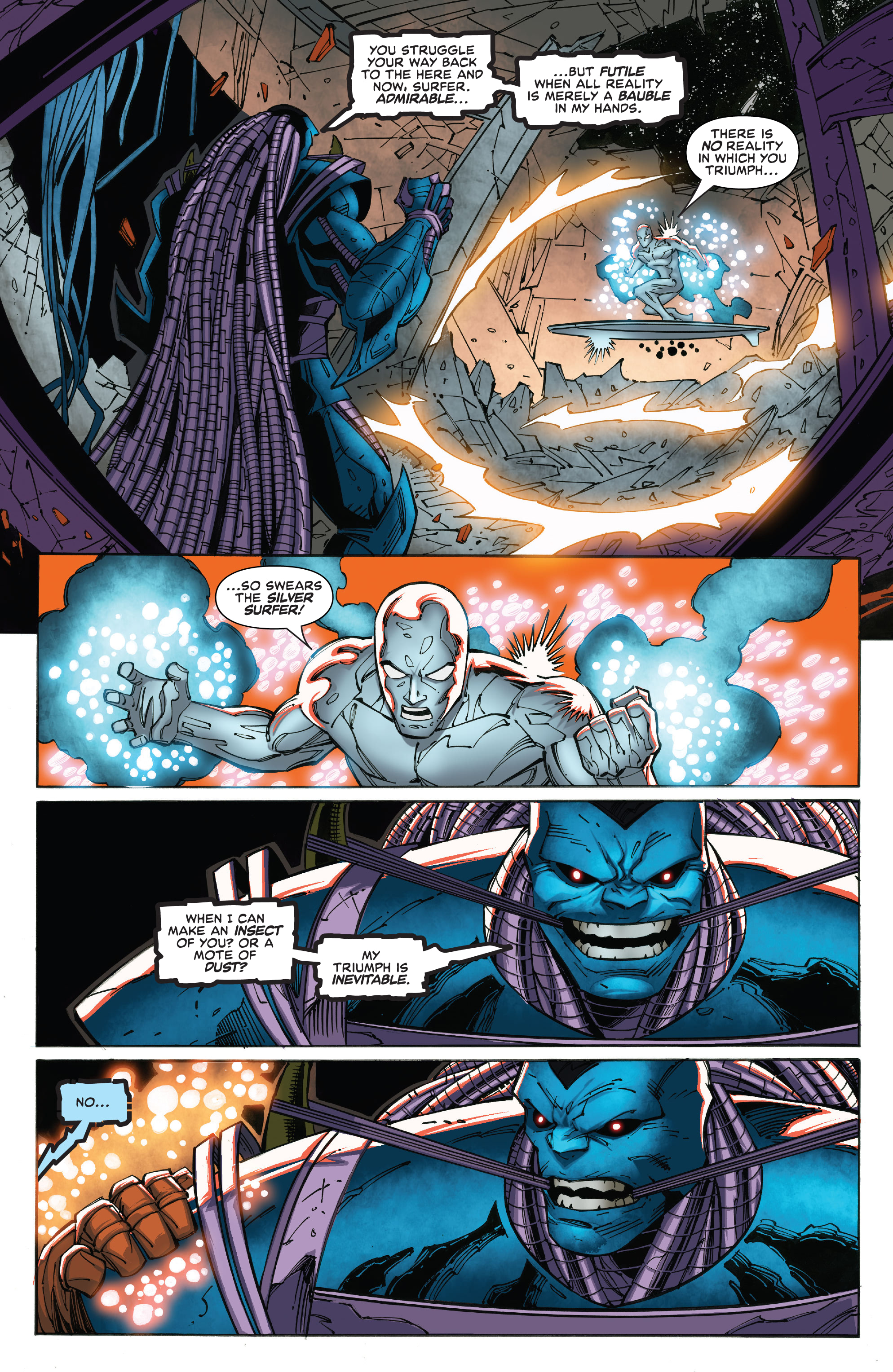 Read online Silver Surfer Rebirth comic -  Issue #5 - 6