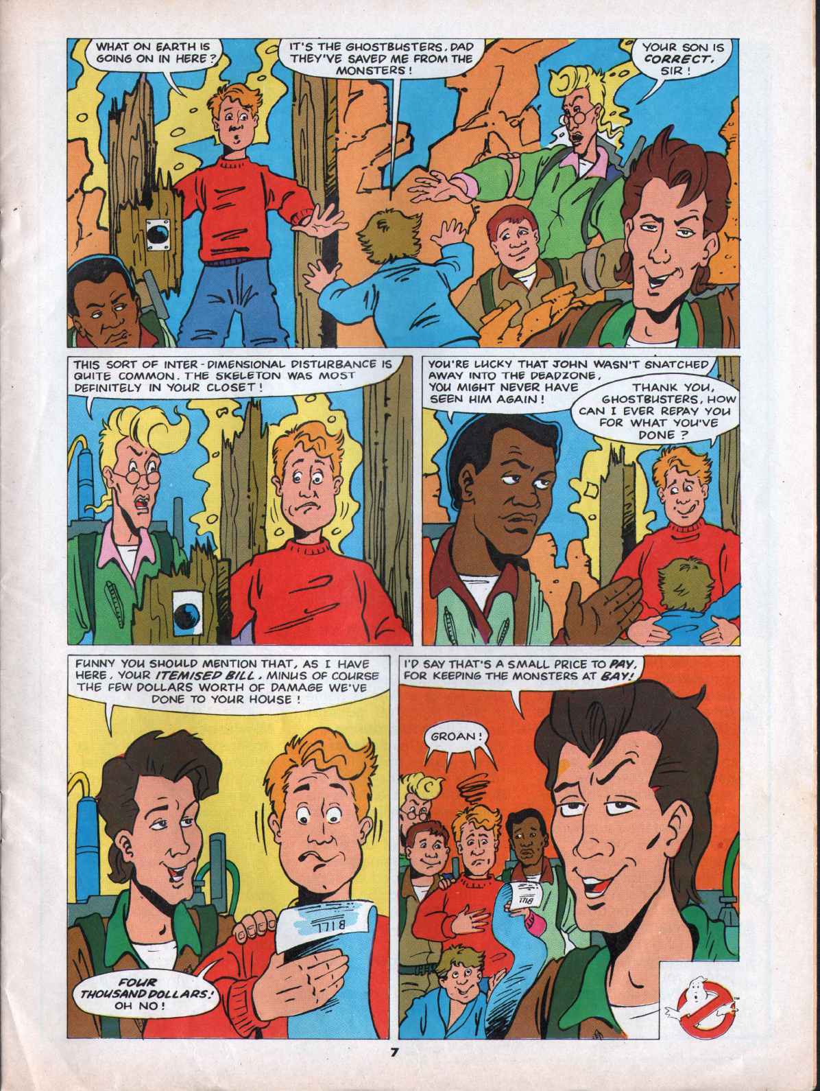 Read online The Real Ghostbusters comic -  Issue #35 - 7