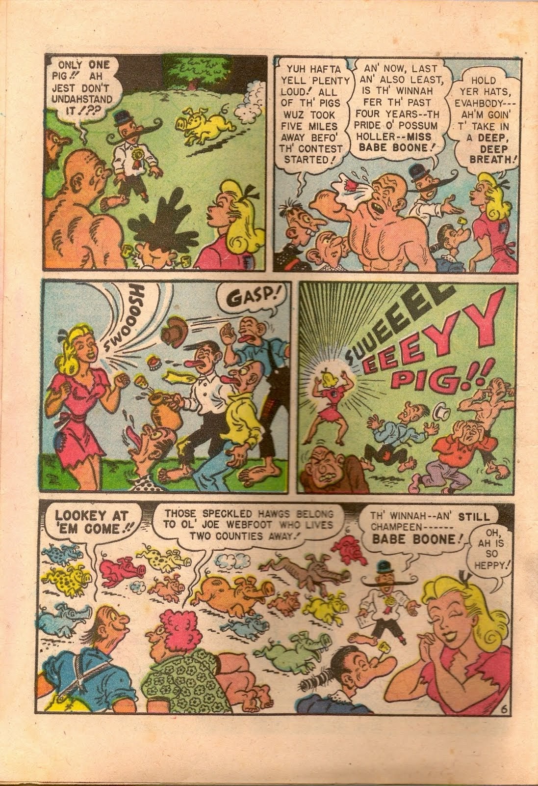 Read online Babe (1948) comic -  Issue #3 - 6