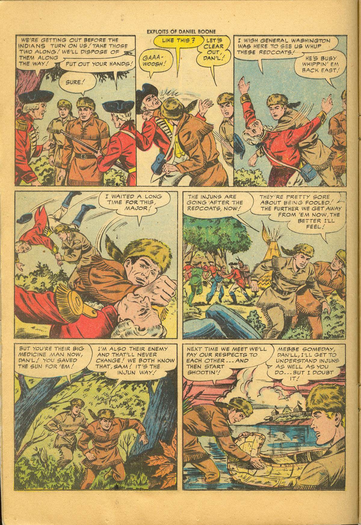 Read online Exploits of Daniel Boone comic -  Issue #4 - 12