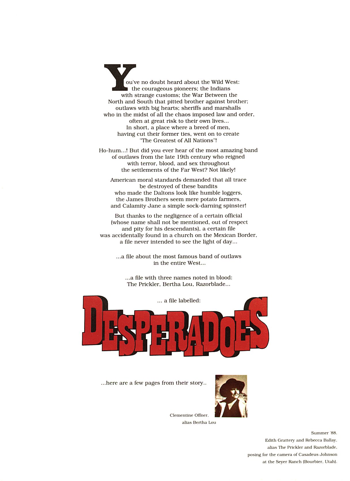 Read online Desperadoes (1992) comic -  Issue # TPB - 4