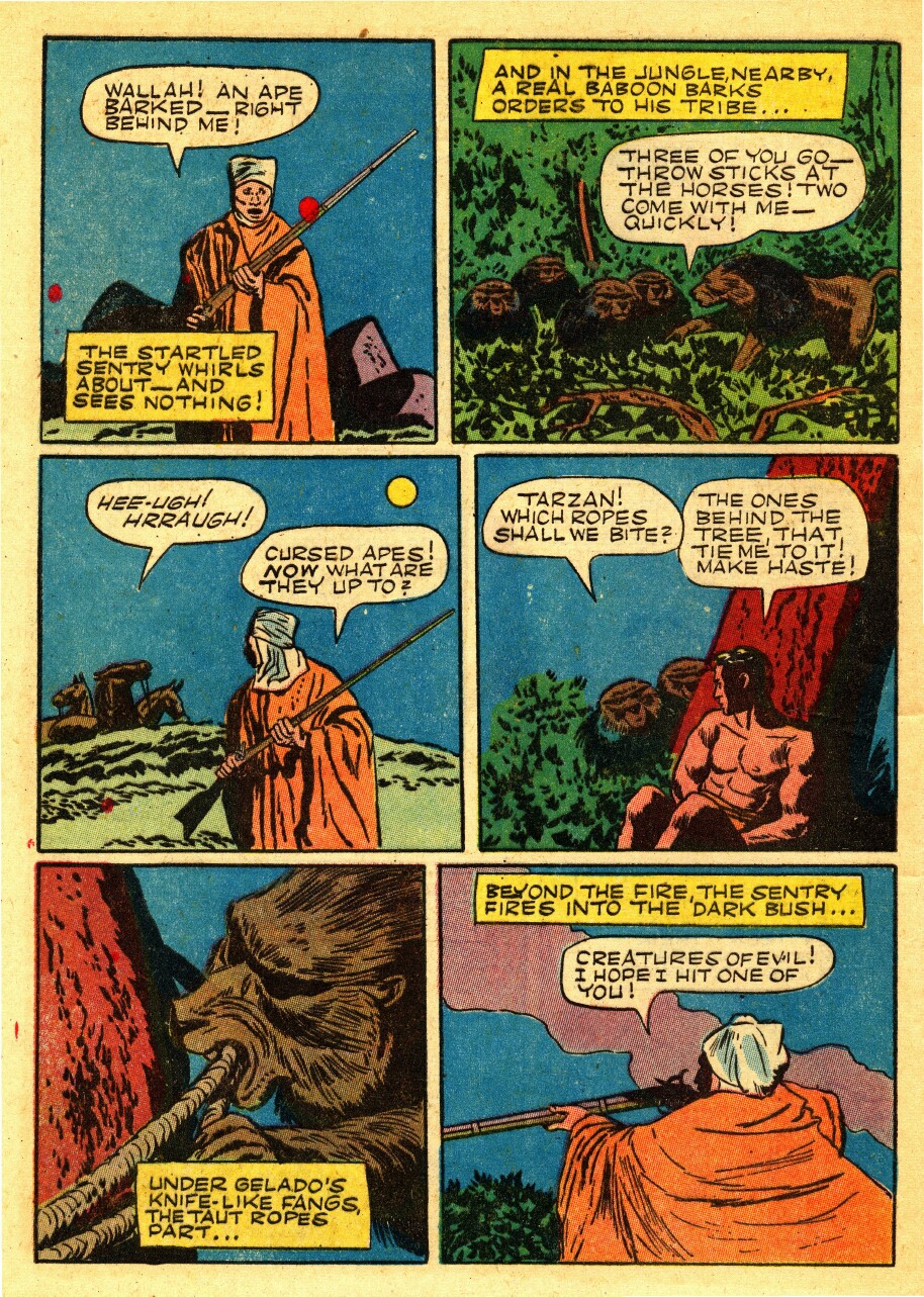 Read online Tarzan (1948) comic -  Issue #37 - 36