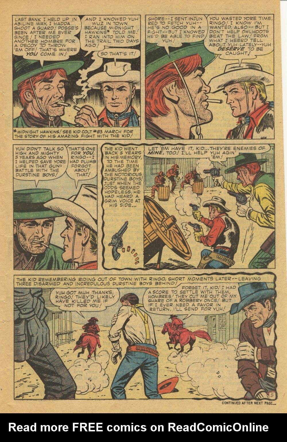Read online Kid Colt Outlaw comic -  Issue #84 - 7