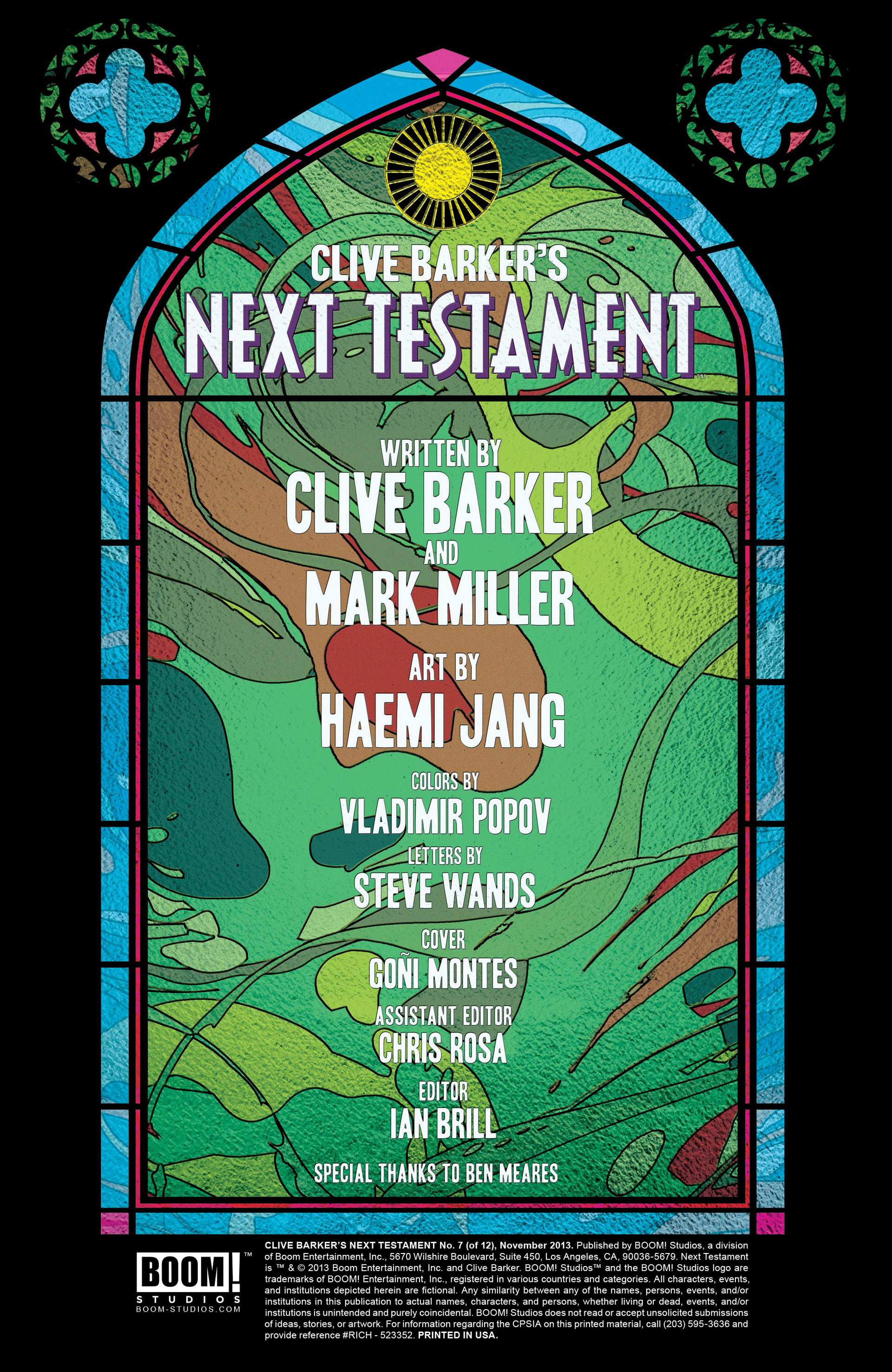 Read online Clive Barker's Next Testament comic -  Issue #7 - 2