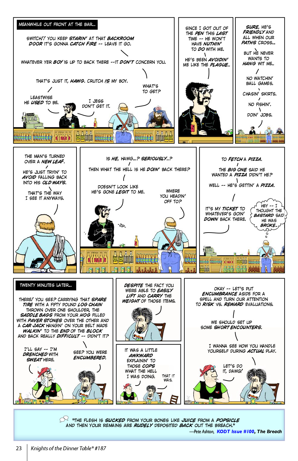 Read online Knights of the Dinner Table comic -  Issue #187 - 25