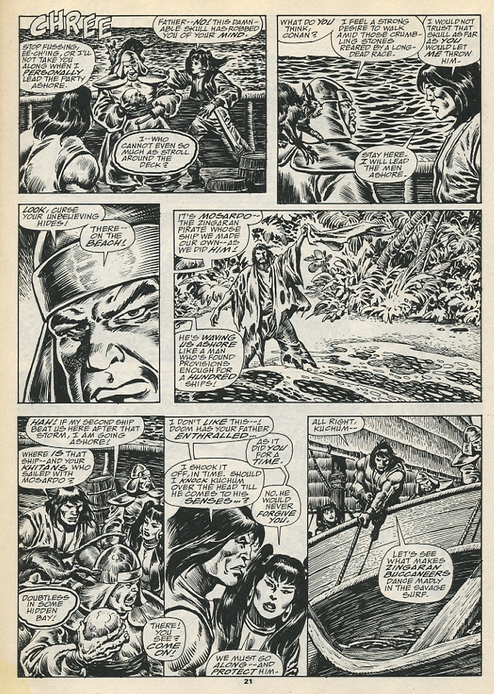 The Savage Sword Of Conan issue 192 - Page 23