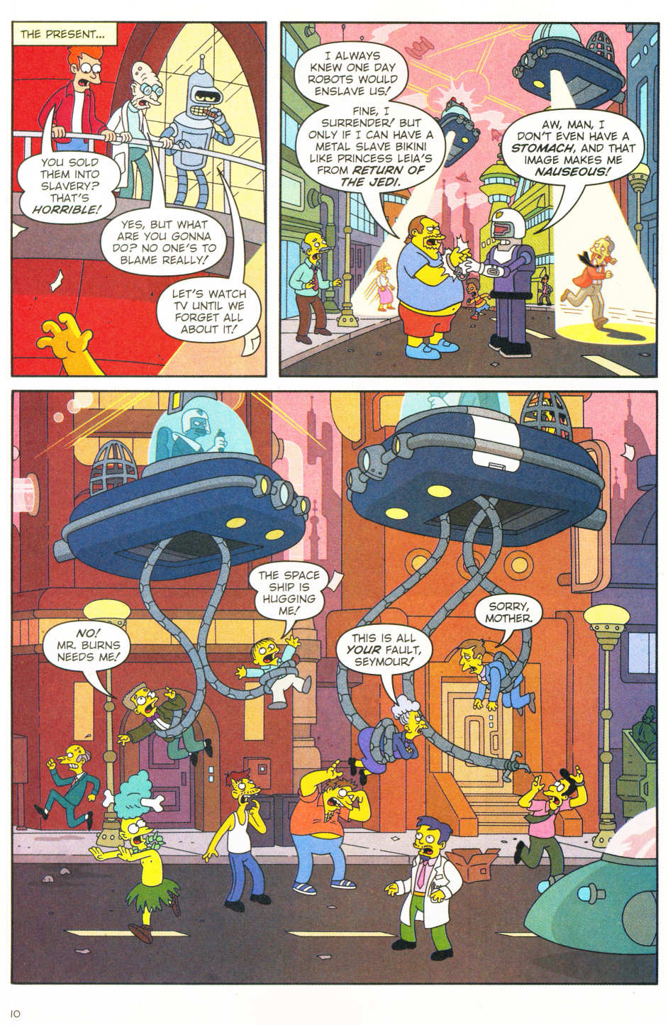 Read online The Simpsons/Futurama Crossover Crisis II comic -  Issue #1 - 11