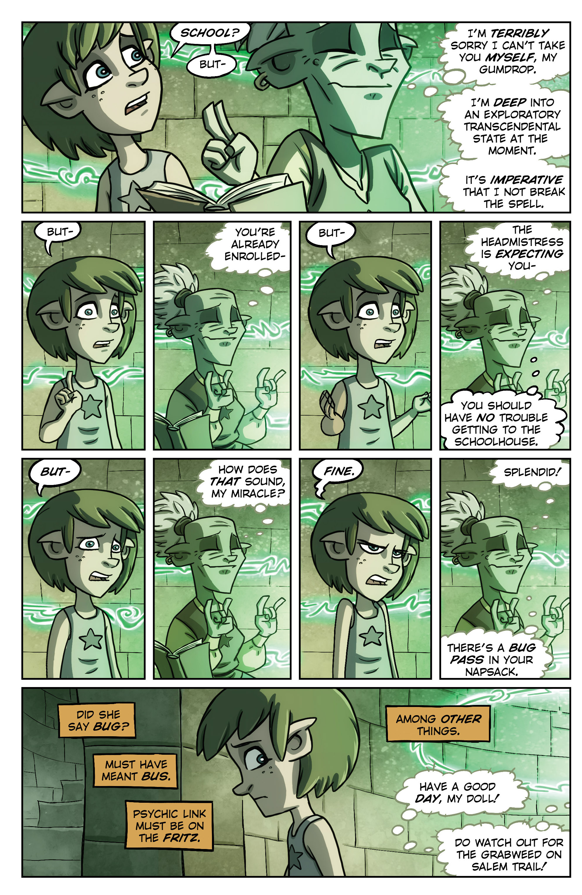 Read online Oddly Normal (2014) comic -  Issue #3 - 9