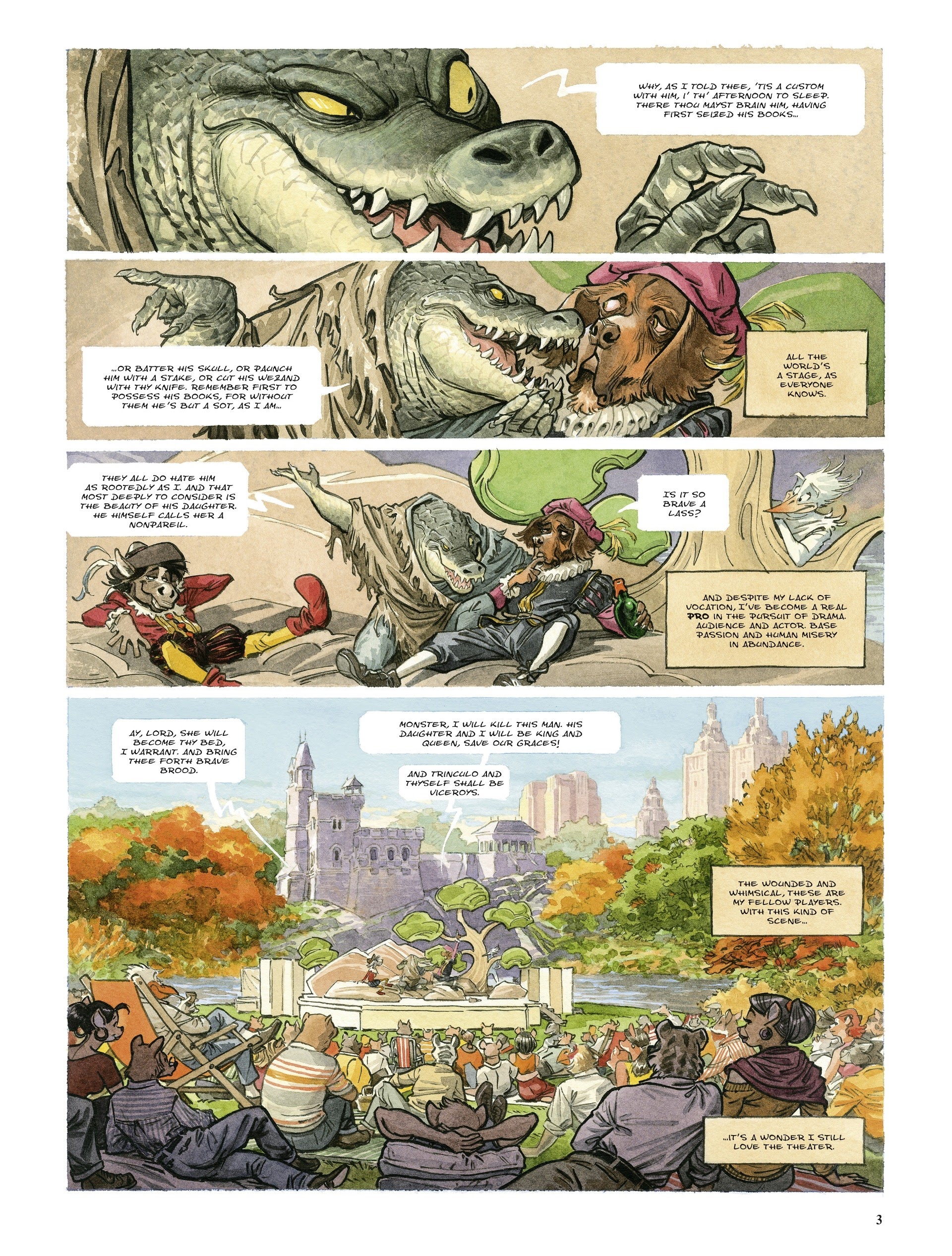 Read online Blacksad: They All Fall Down comic -  Issue #1 - 3