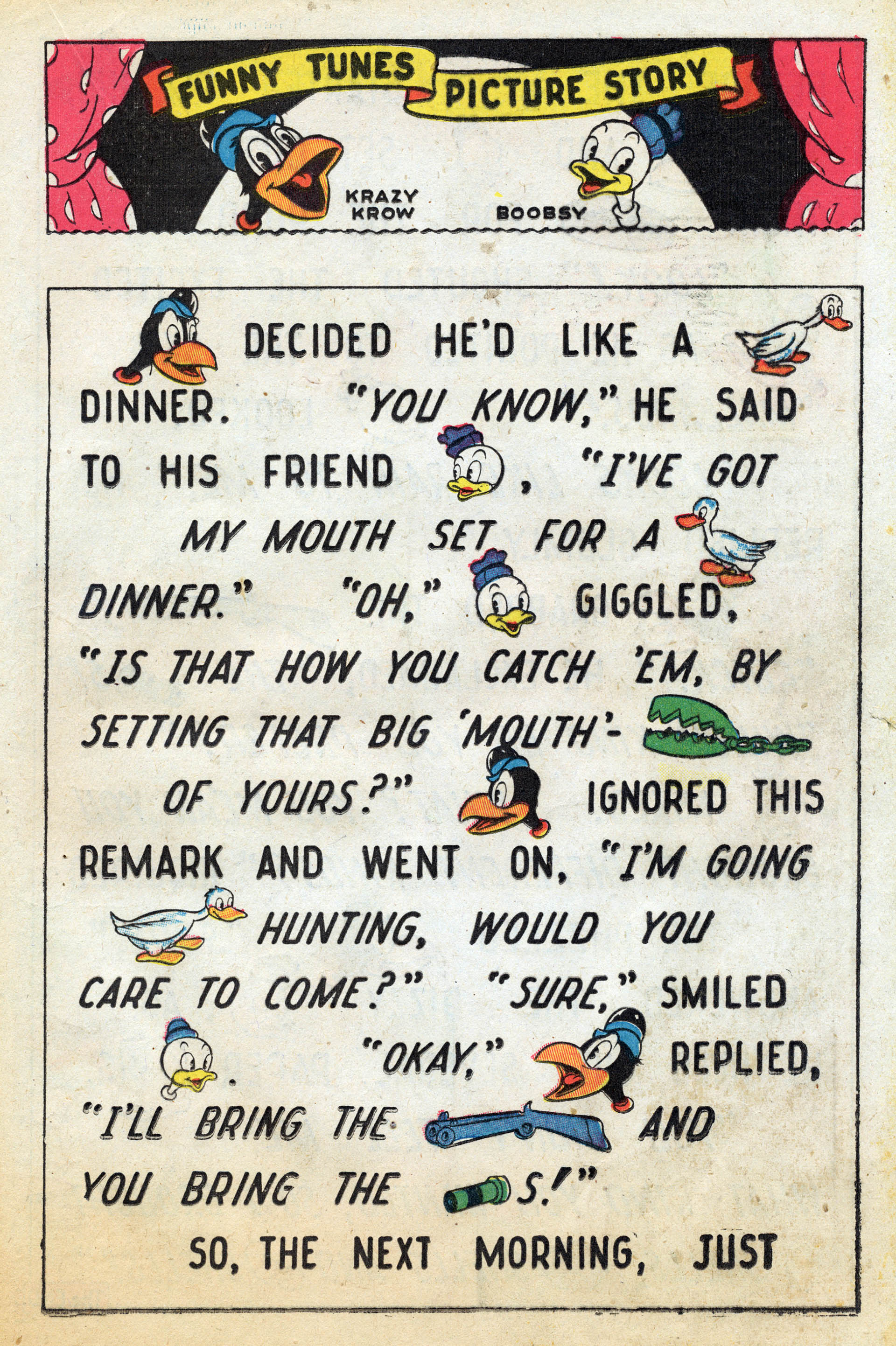 Read online Funny Tunes comic -  Issue #20 - 21