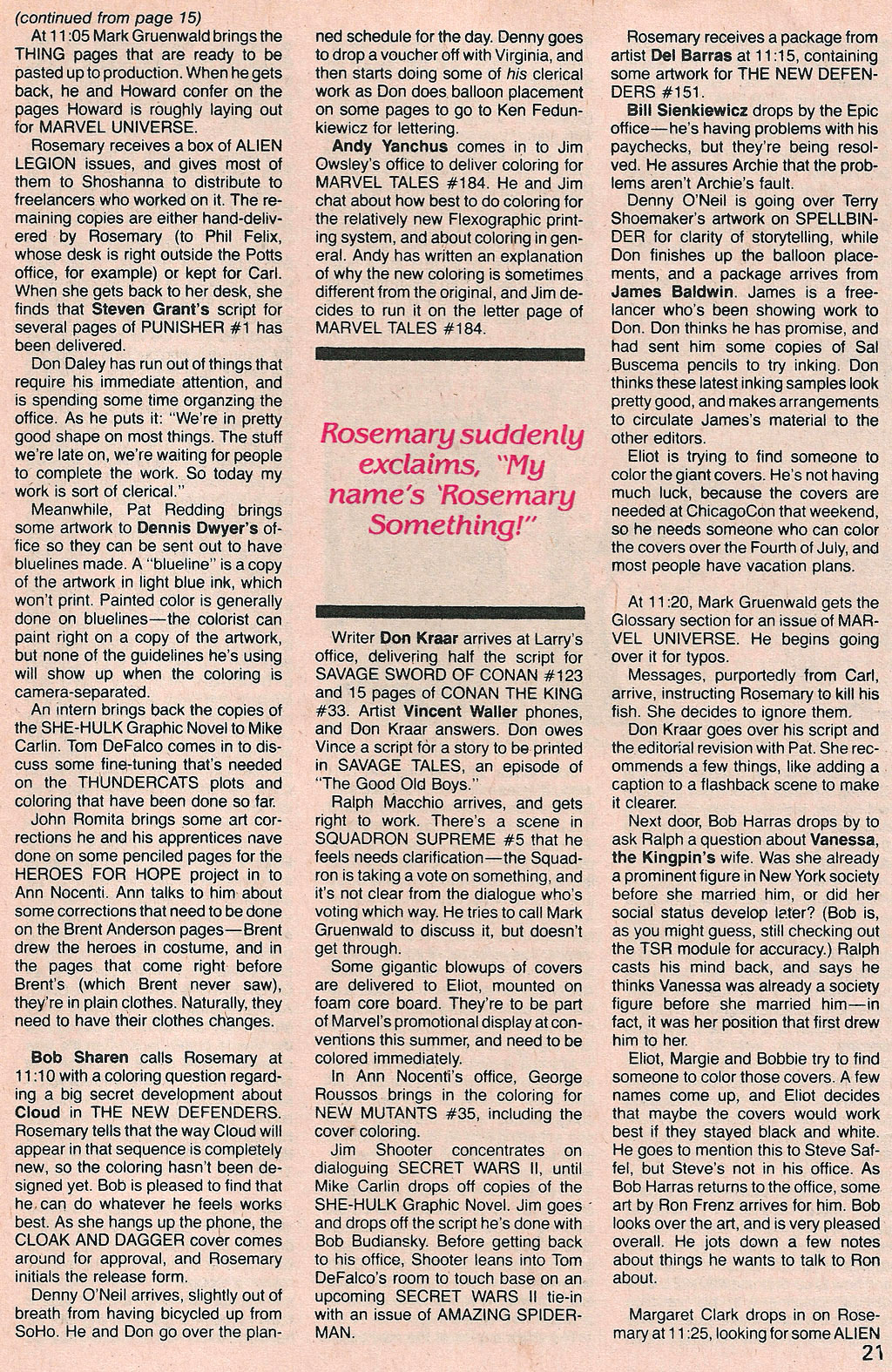 Read online Marvel Age comic -  Issue #35 - 22